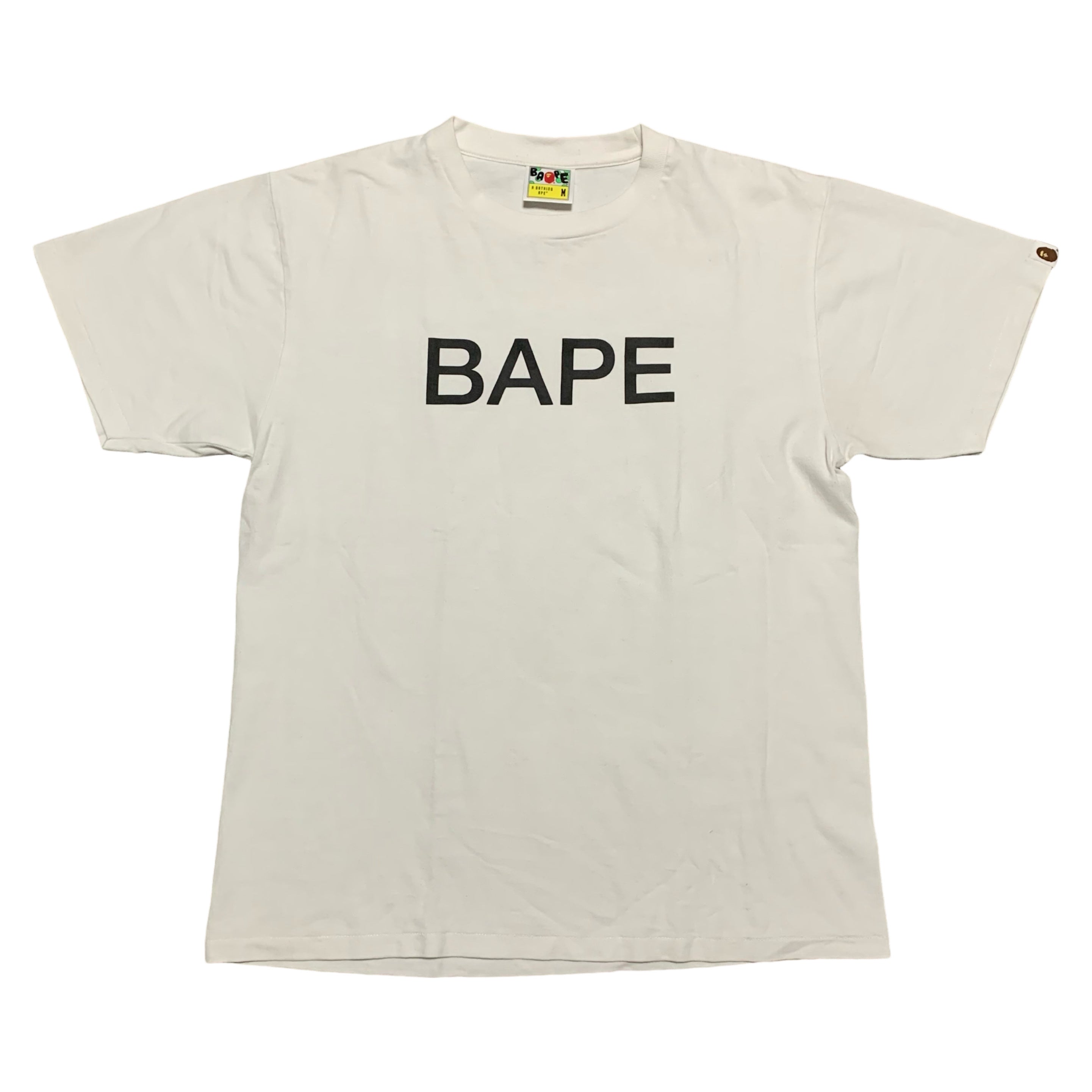 Bape Medium Blue ABC Camo White Tee A Bathing Ape