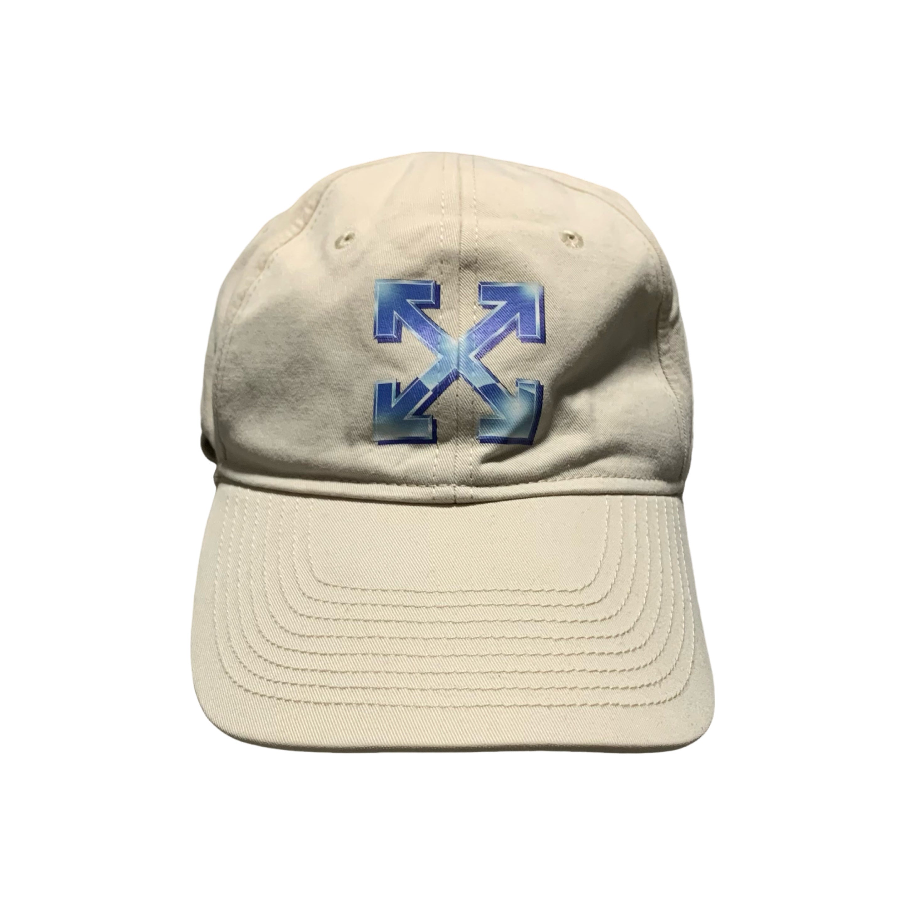 Off White Cap Metal Arrows Beige Baseball Cap Hat Virgil Abloh