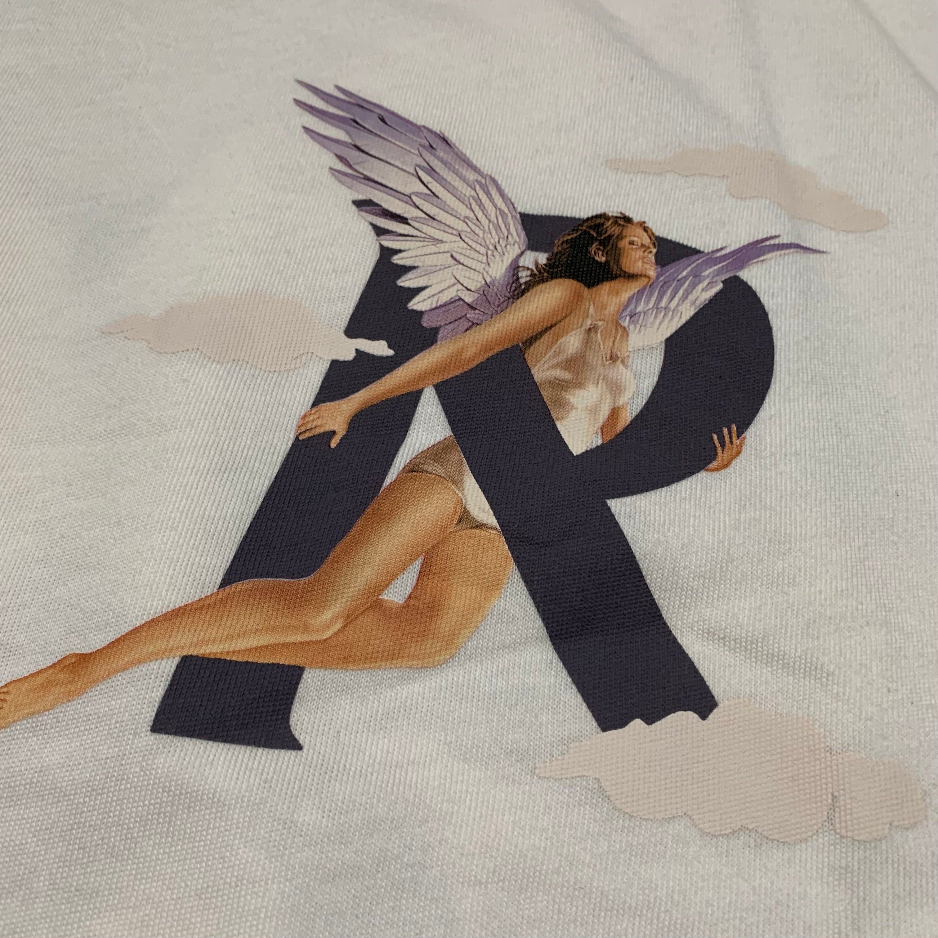 Represent Large Storms In Heaven Flat White Tee