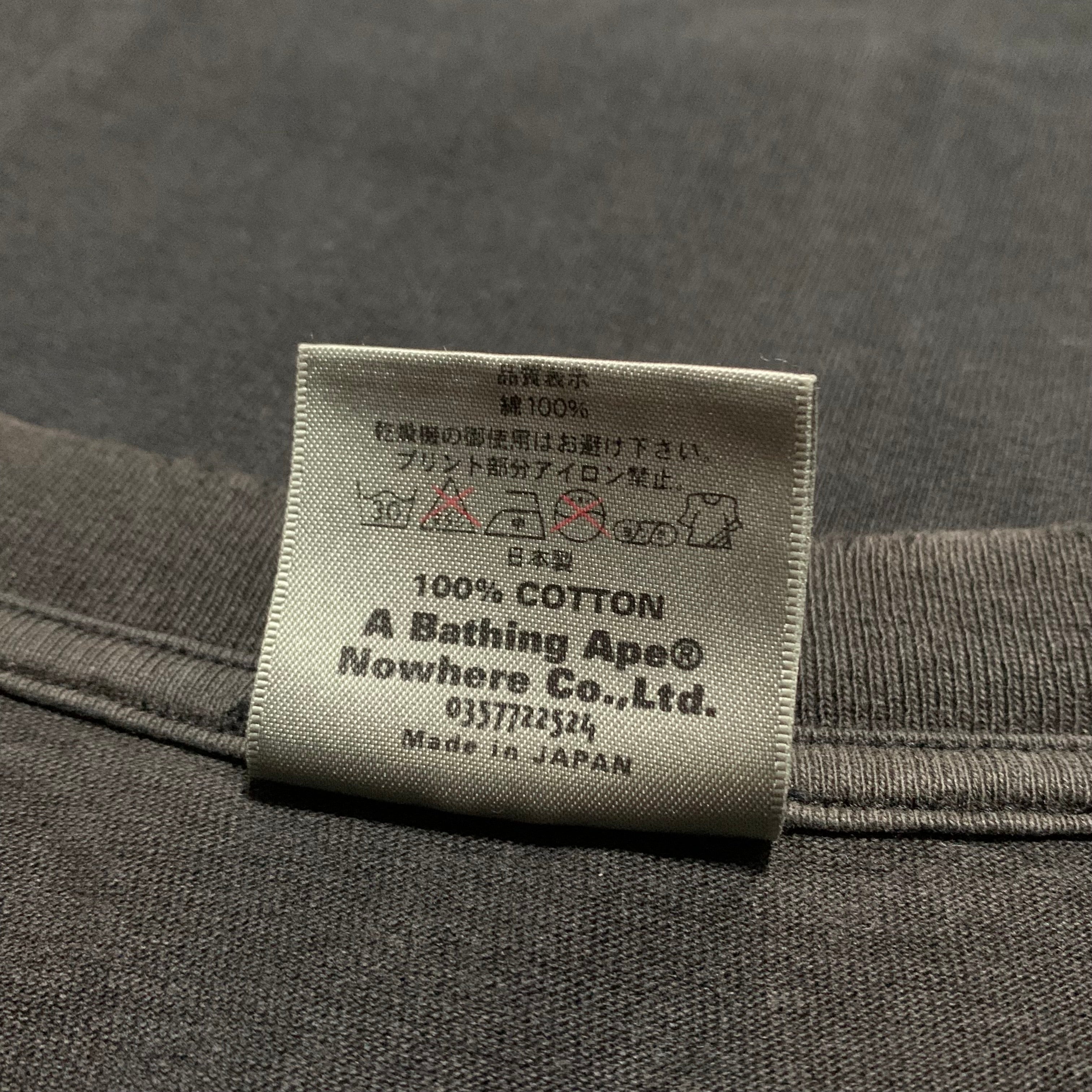 Bape Medium Play Graphic Black Tee A Bathing Ape Vintage OG 1999