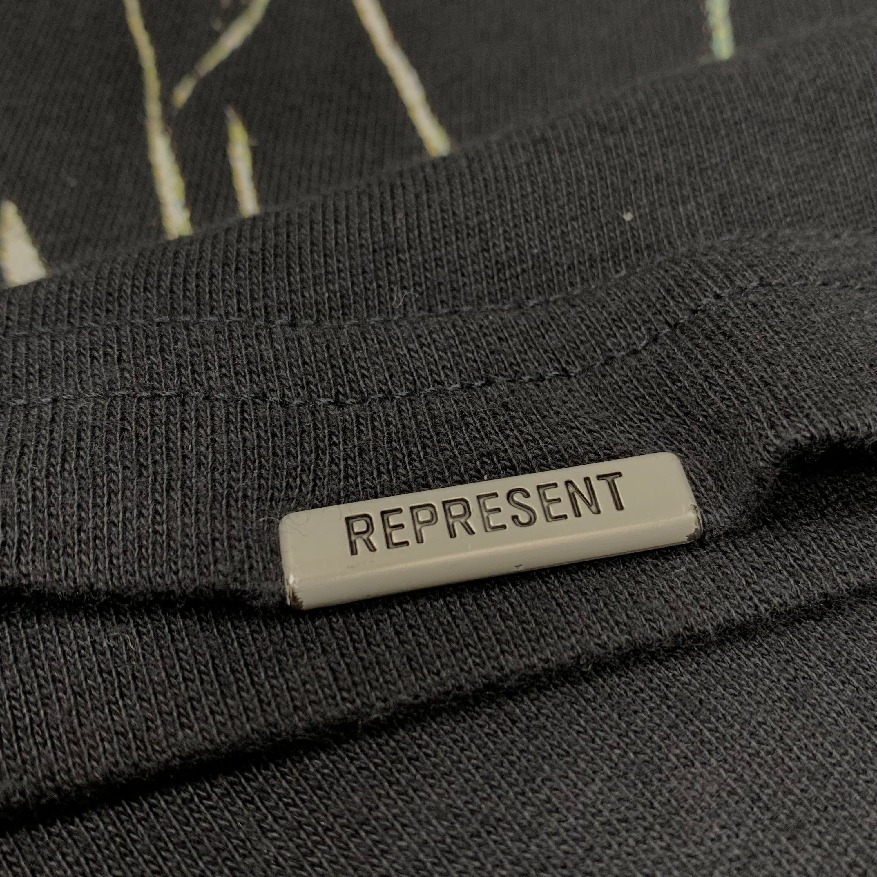 Represent XL Tee Welcome To The Jungle Jet Black T-Shirt