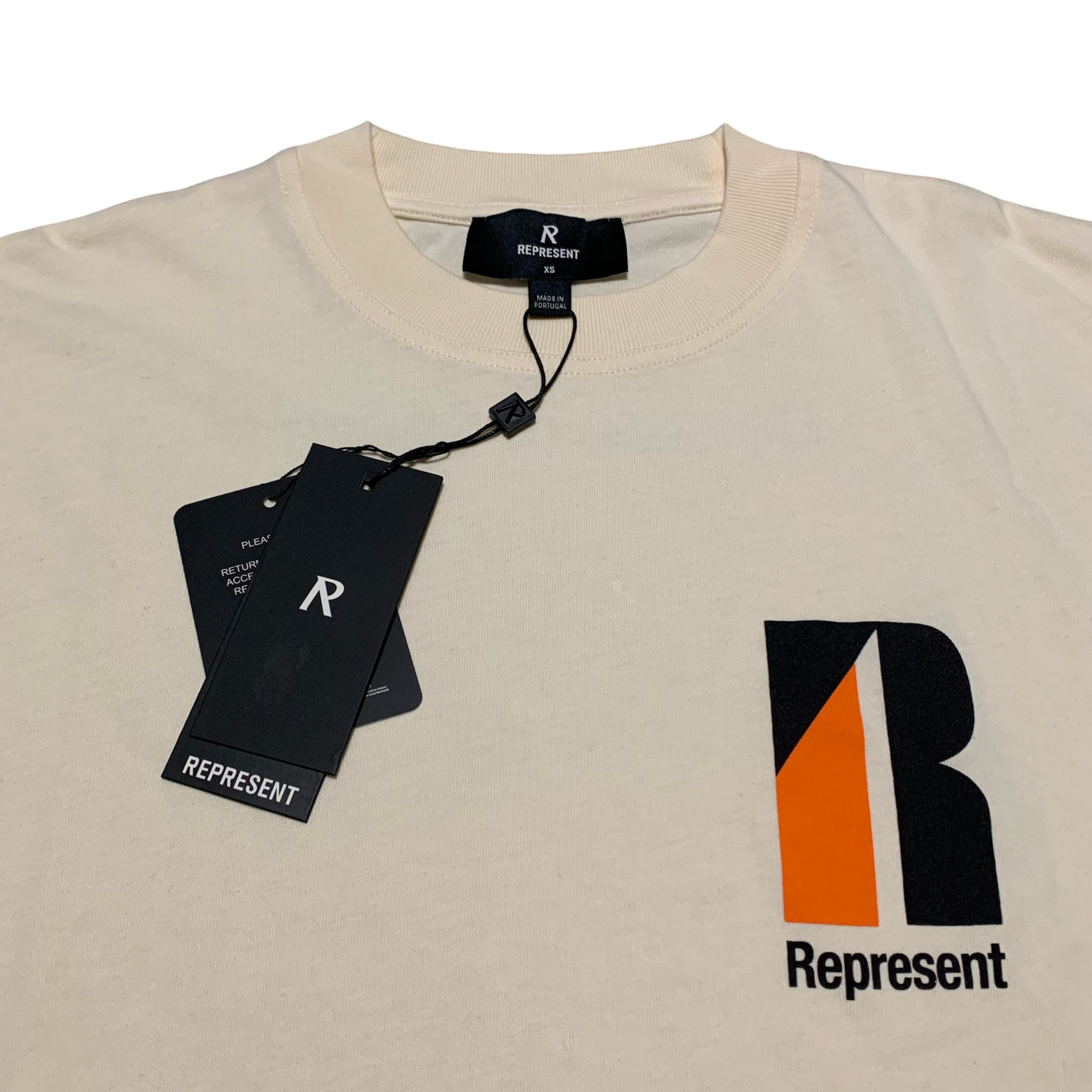 Represent XS Decade Of Speed Cream White Tee