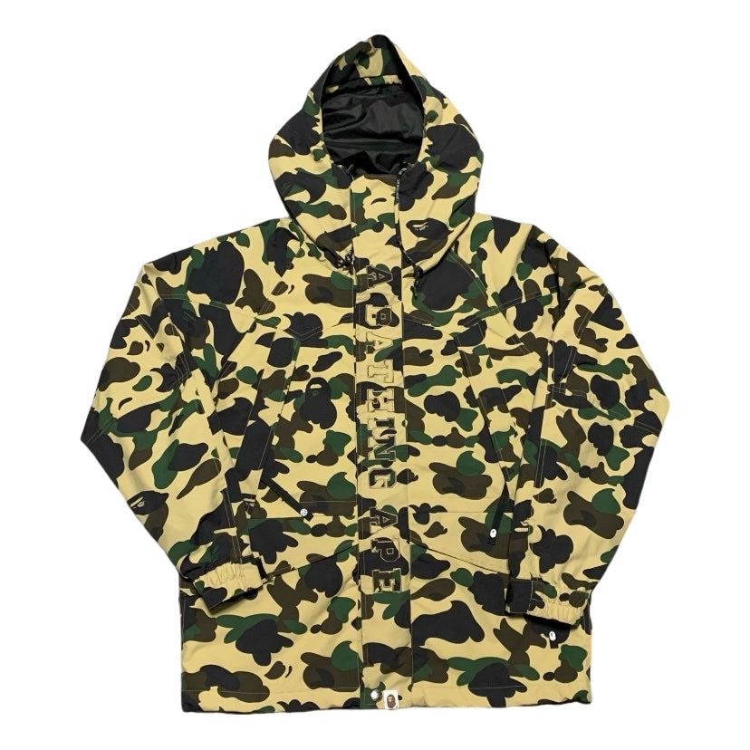 Bape Medium Snowboard Jacket Yellow 1st Camo Jacket A Bathing Ape
