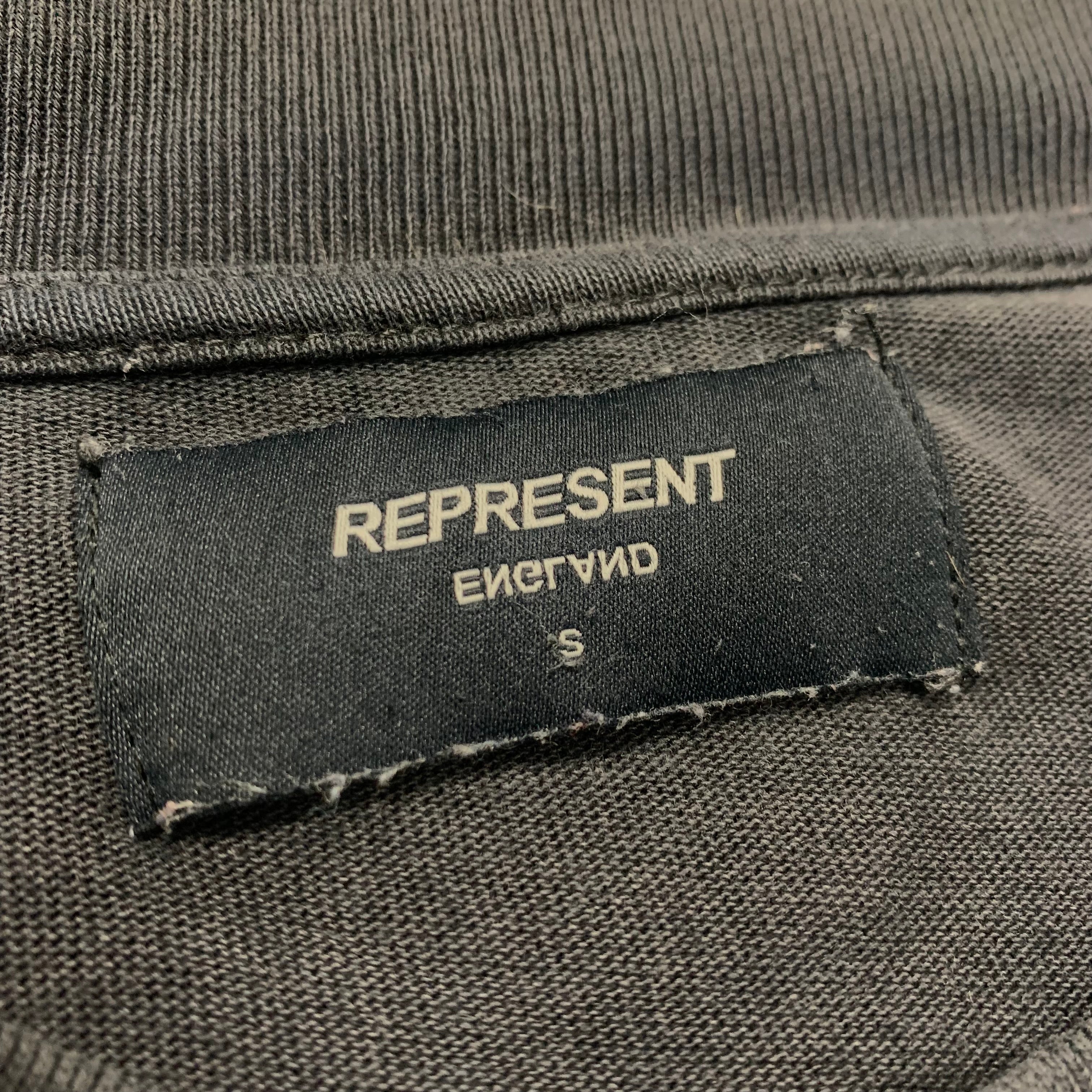 Represent Small Tee Feel Feel The Heat Vintage Black T-Shirt Heat Tour Exclusive
