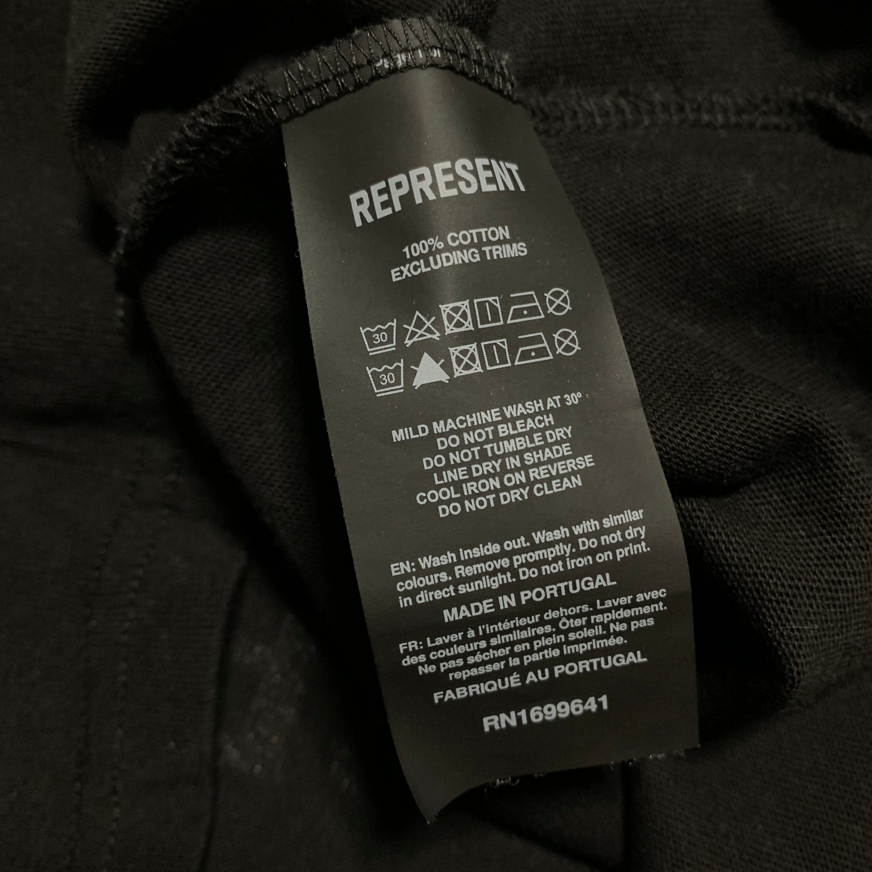 Represent Small Icarus Jet Black Tee