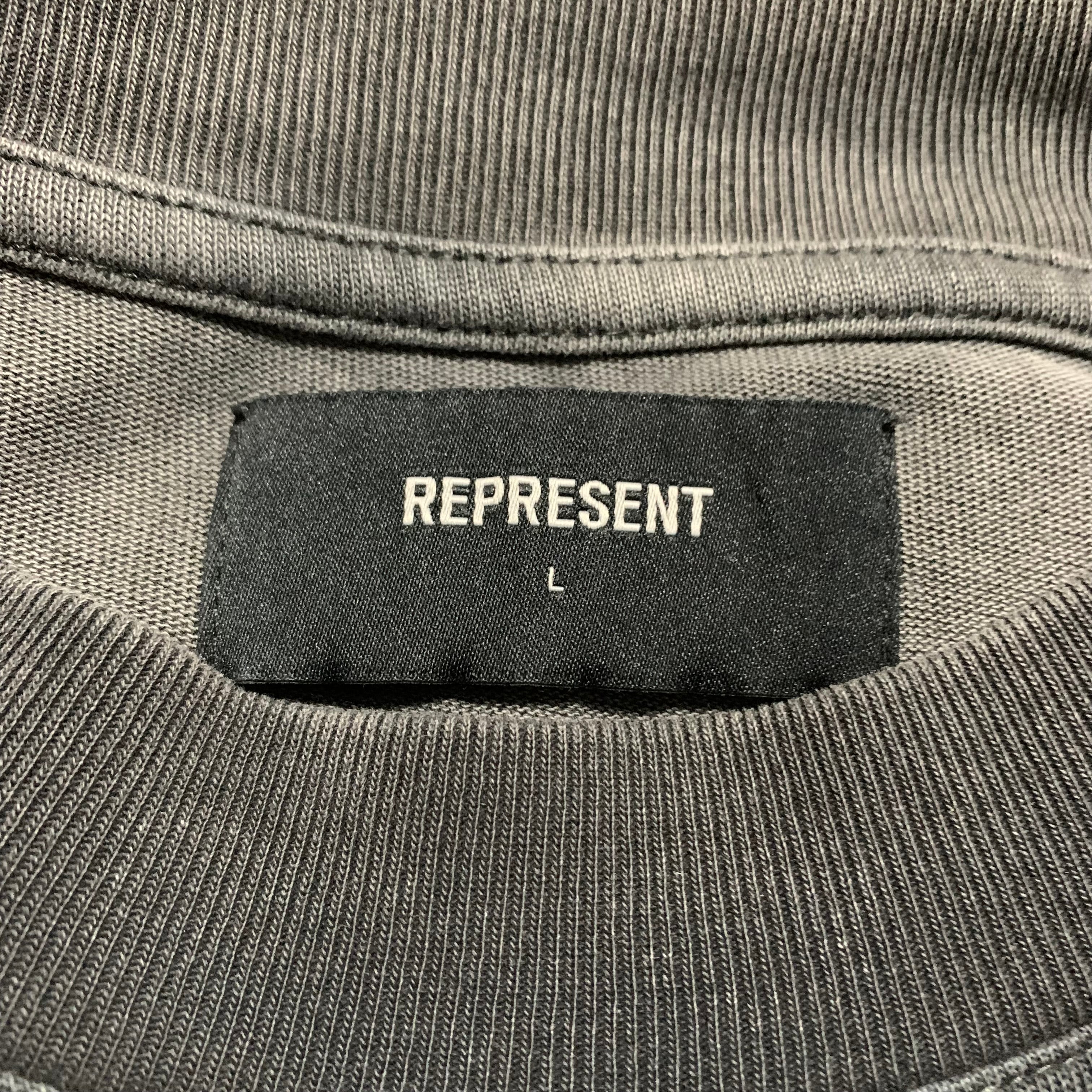 Represent Large Racing Team Vintage Black Tee