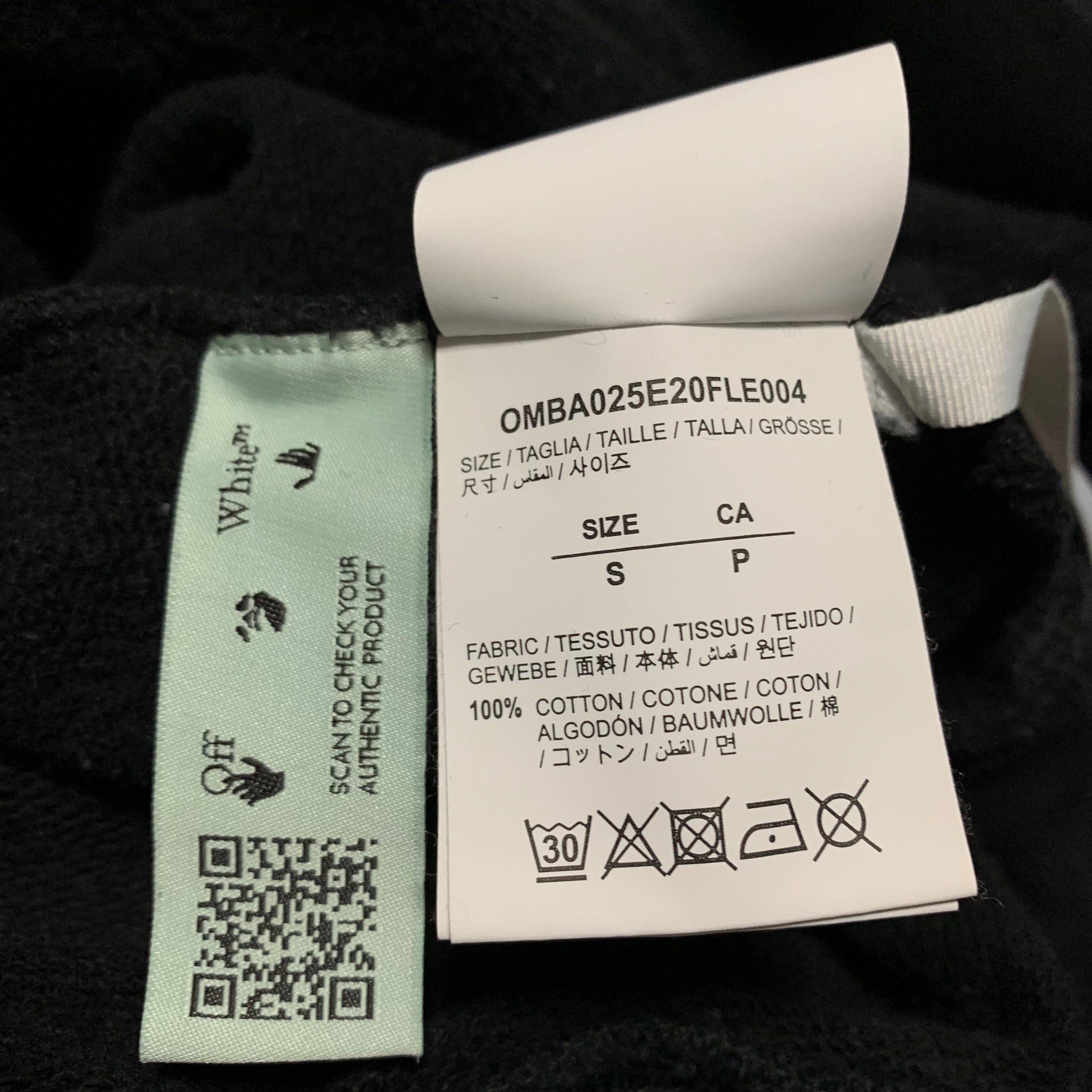 Off White Small Caravaggio Arrows Black Sweater Sweatshirt Crewneck Virgil Abloh