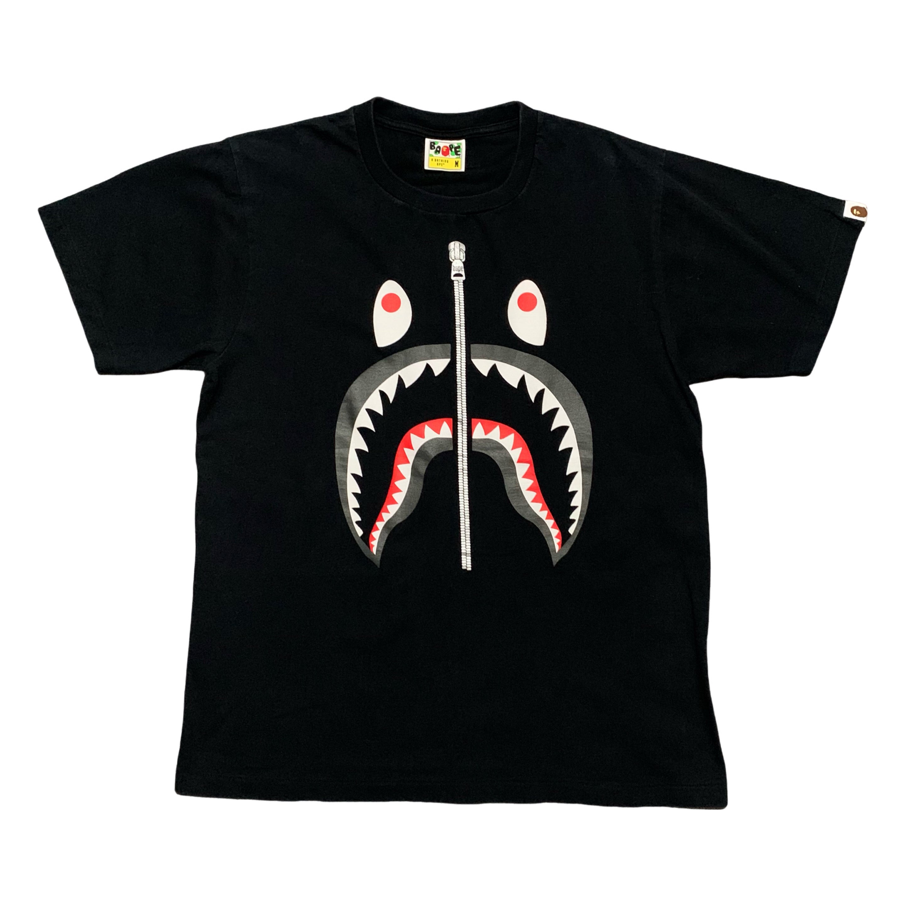 Bape Medium Shark Black Tee A Bathing Ape