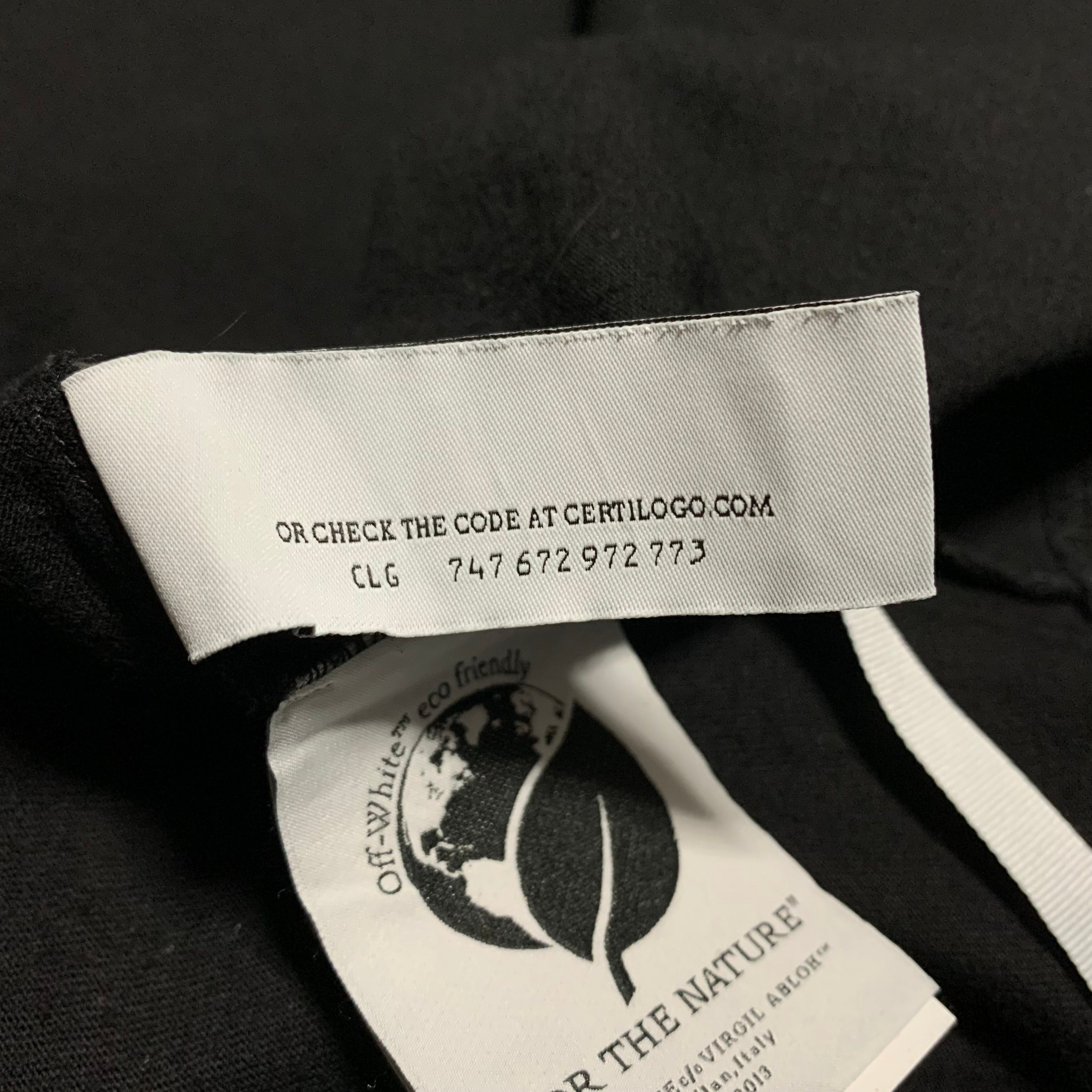 Off White Medium Flower Arrows Black Tee Virgil Abloh