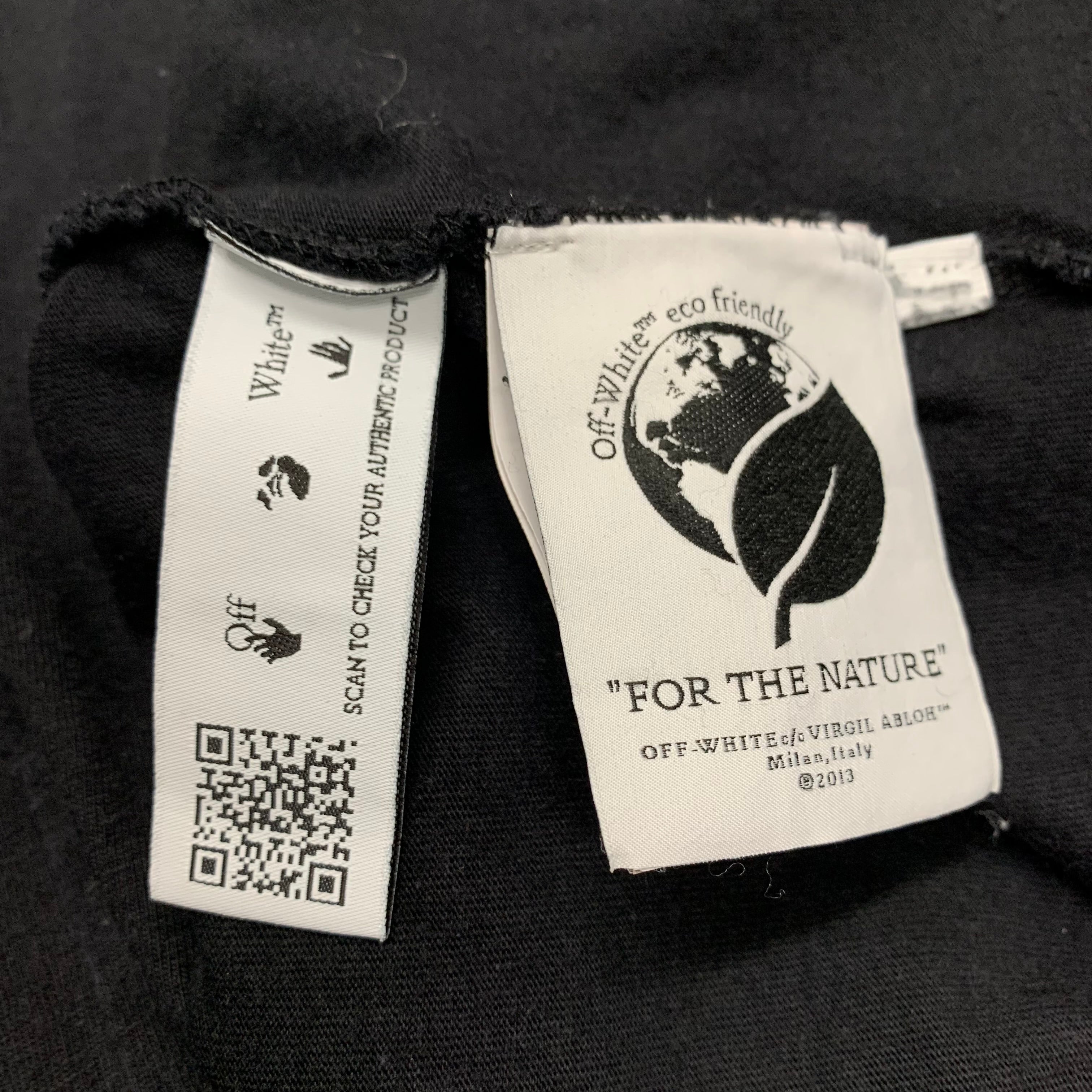 Off White Medium Tee Chain Arrows Black T-Shirt Virgil Abloh