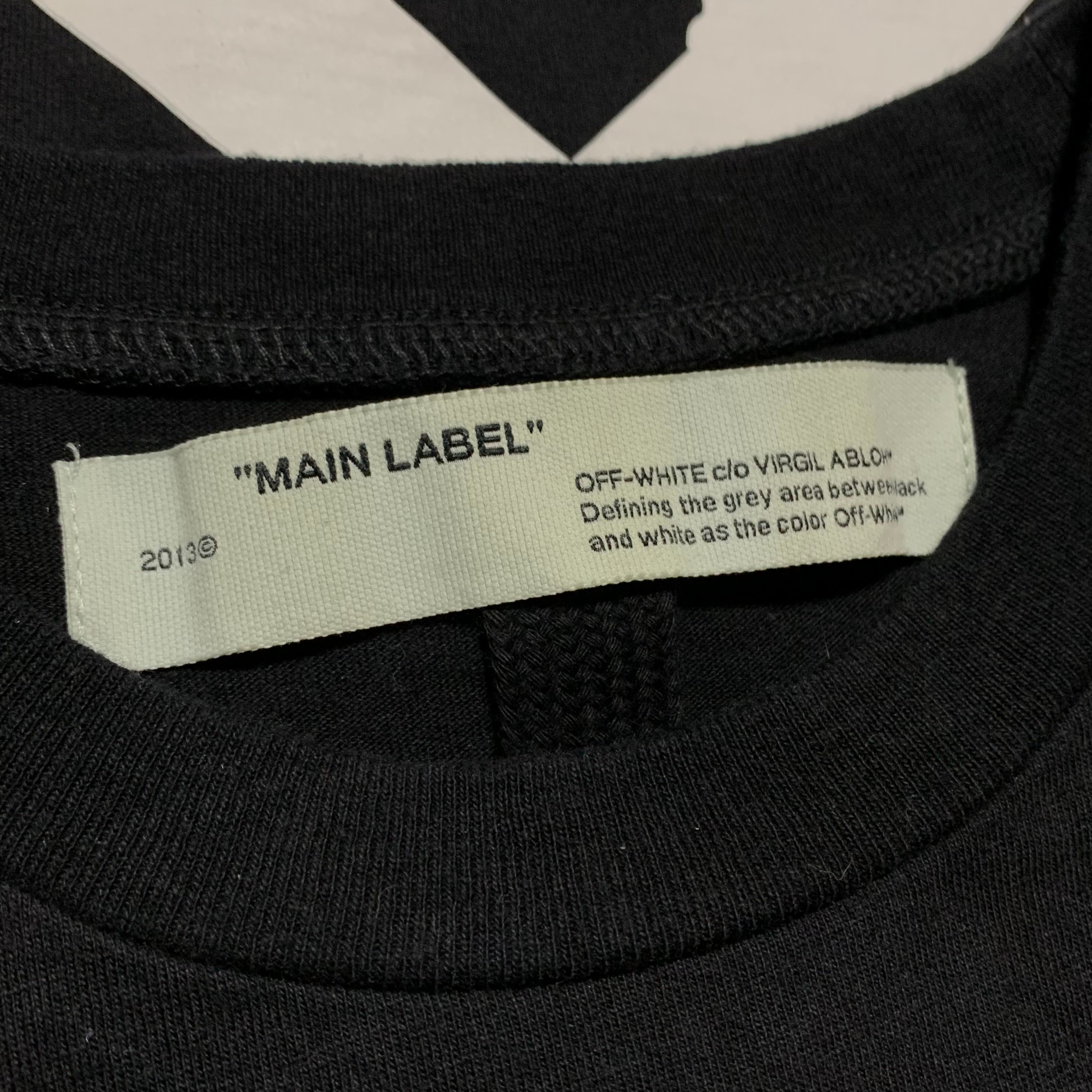 Off White Medium Dripping Arrows Black Tee Virgil Abloh