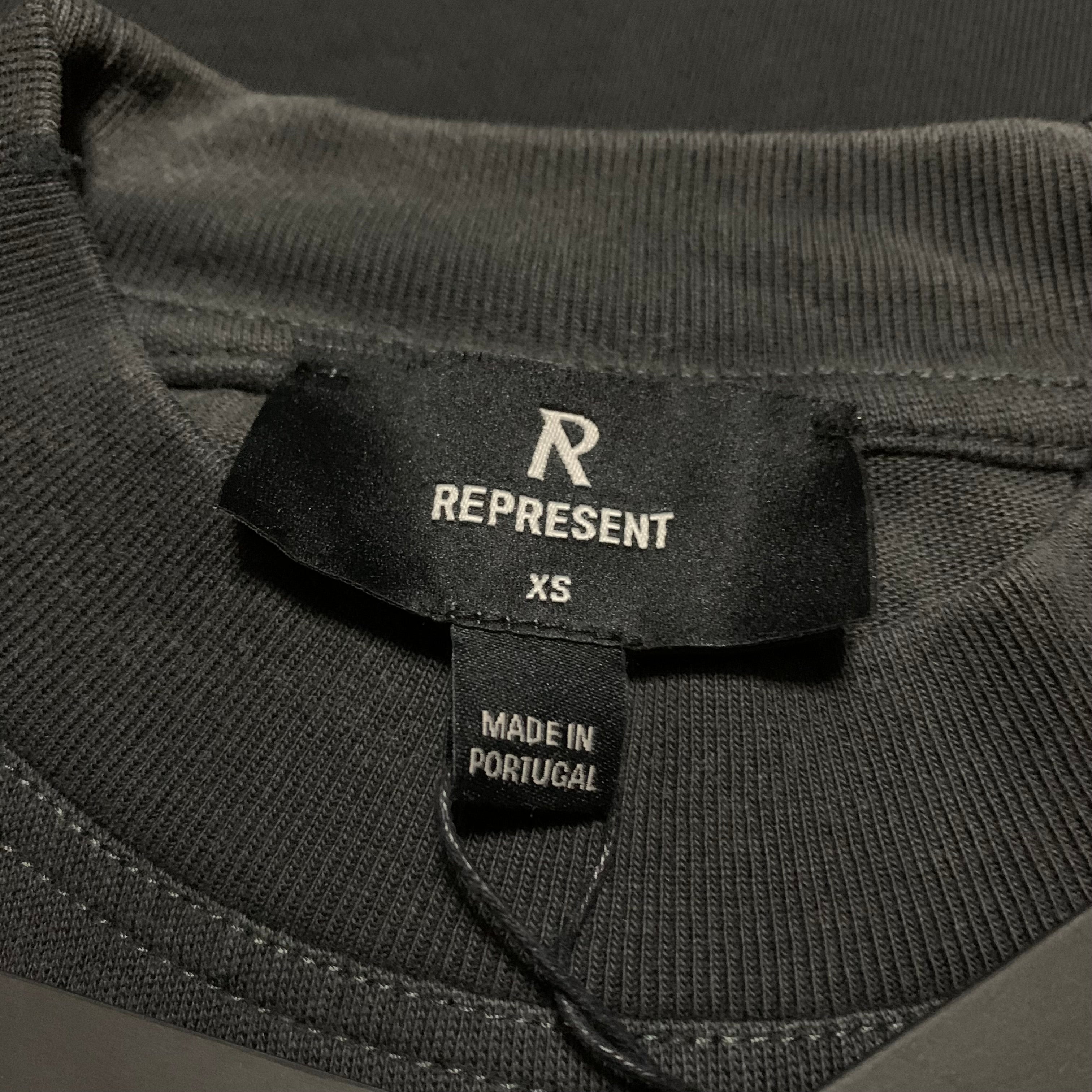 Represent XS Only The Strong Survive Vintage Black Tee Shark