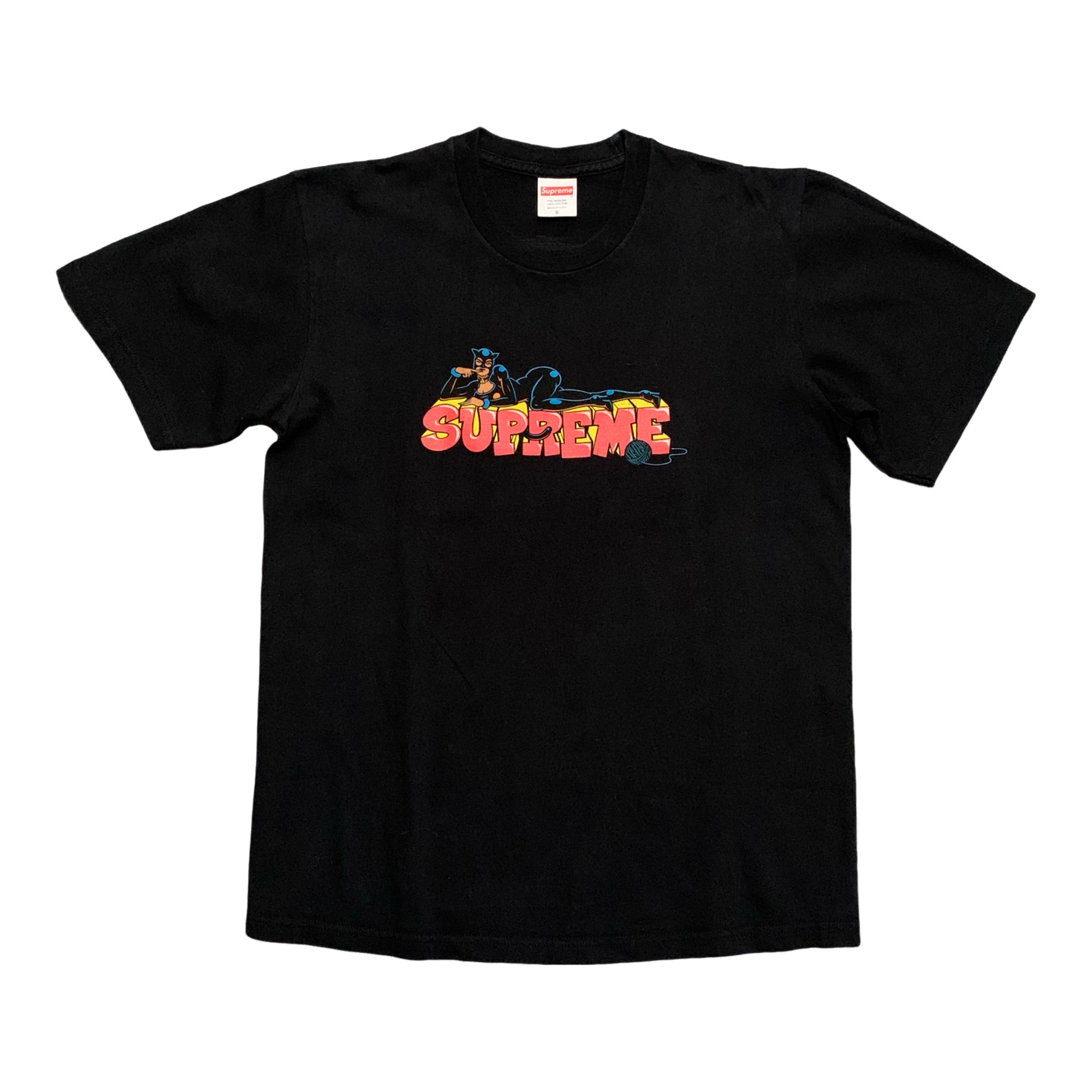 Supreme Small CatWomen Black Tee 2022