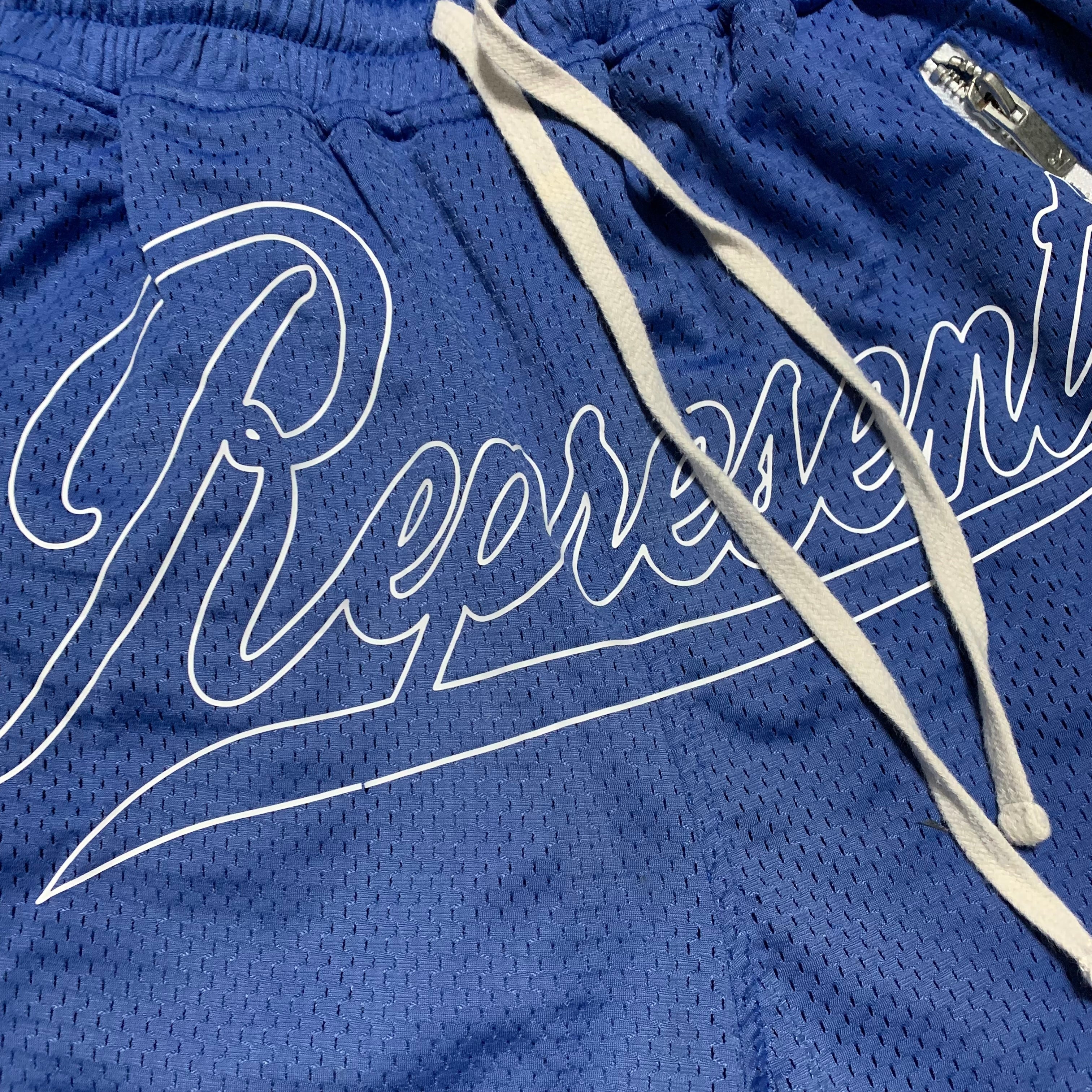 Represent XS Shorts Basketball Mesh Blue Shorts