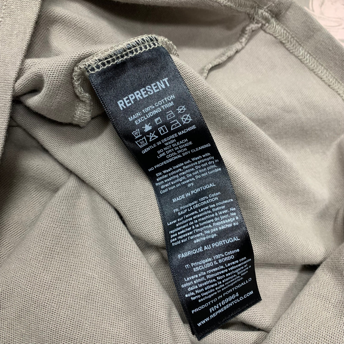 Represent Medium Tee Icarus Taupe T-Shirt