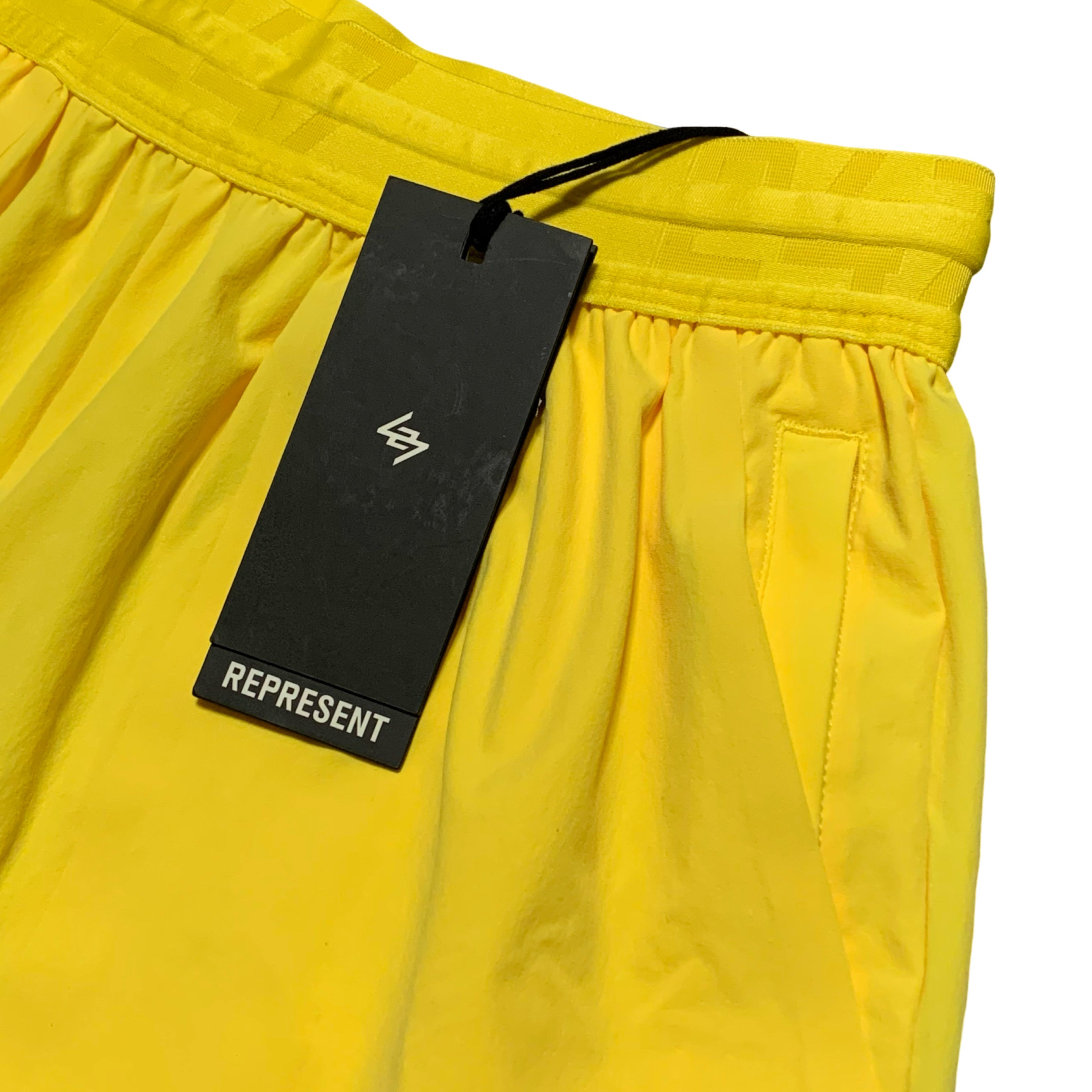 Represent XS Shorts Team 247 Fused Lemon Yellow Bottoms