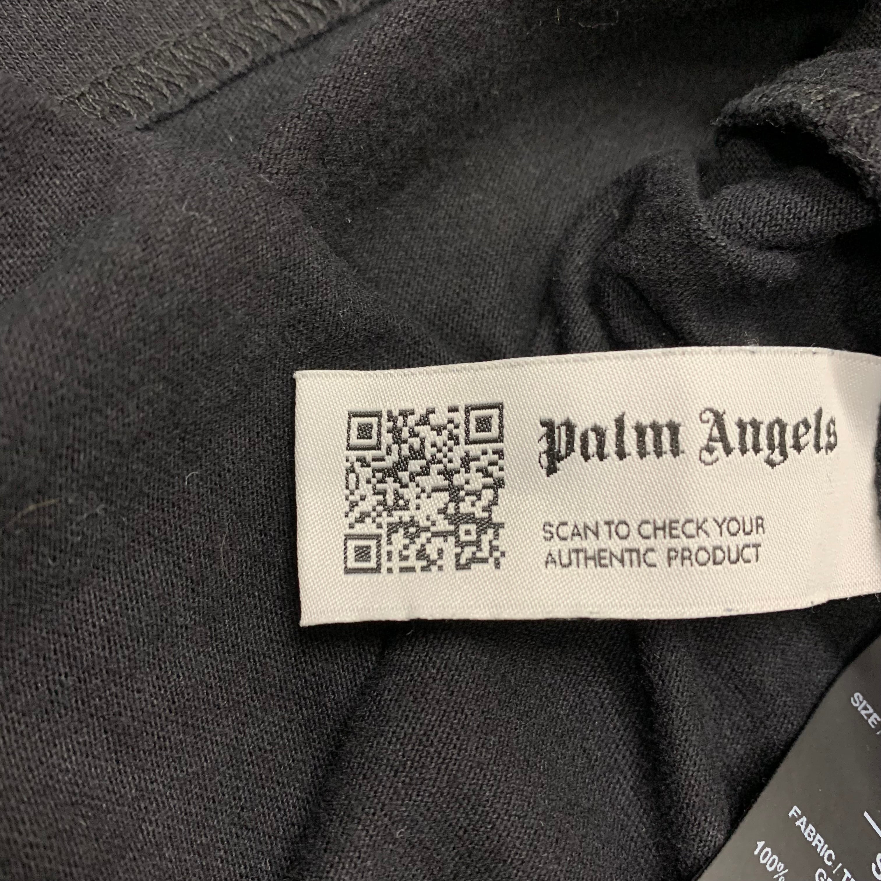 Palm Angels Small Tee Bear Graphic Black T-Shirt Virgil Abloh