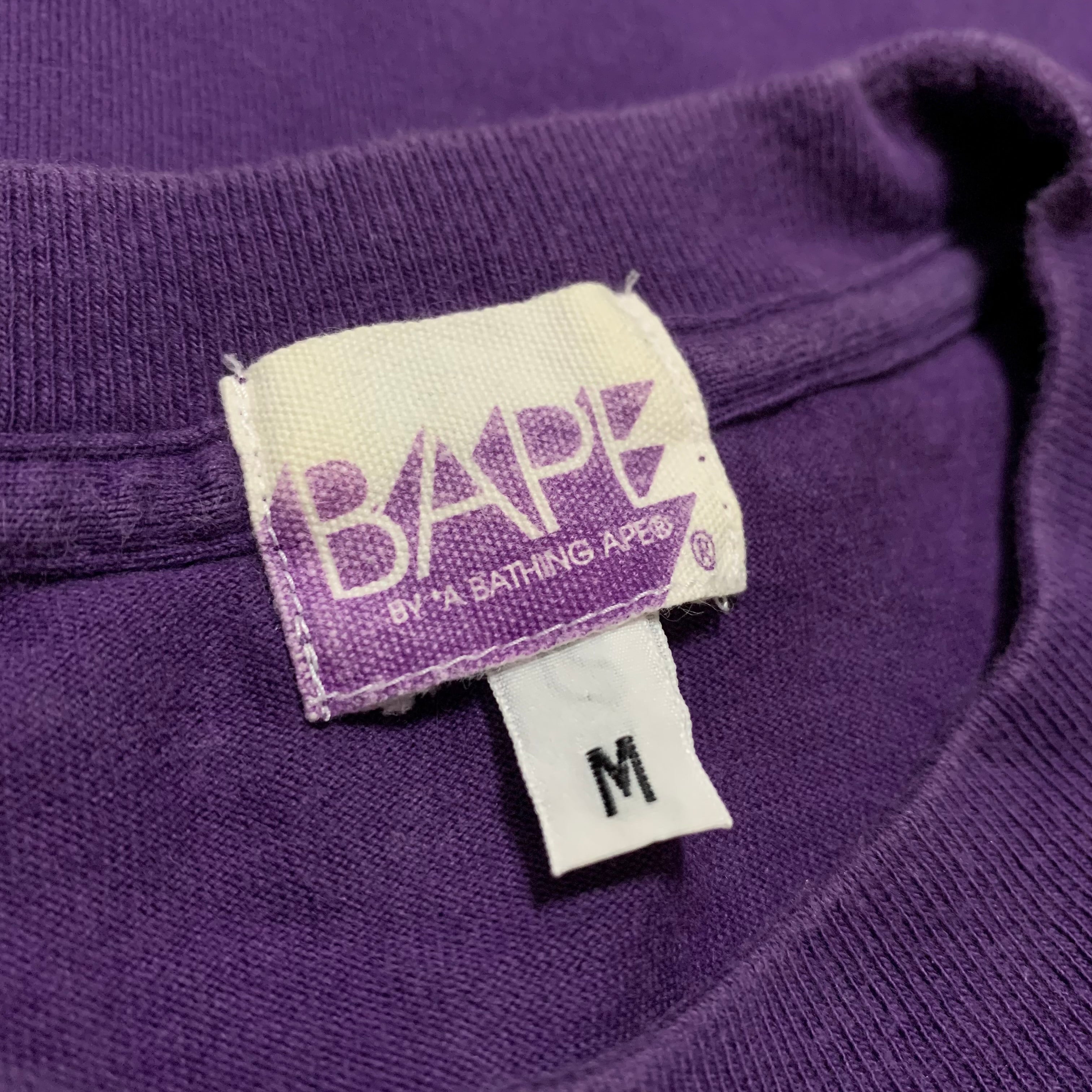 Bape Medium Purple Tee A Bathing Ape Vintage 2007