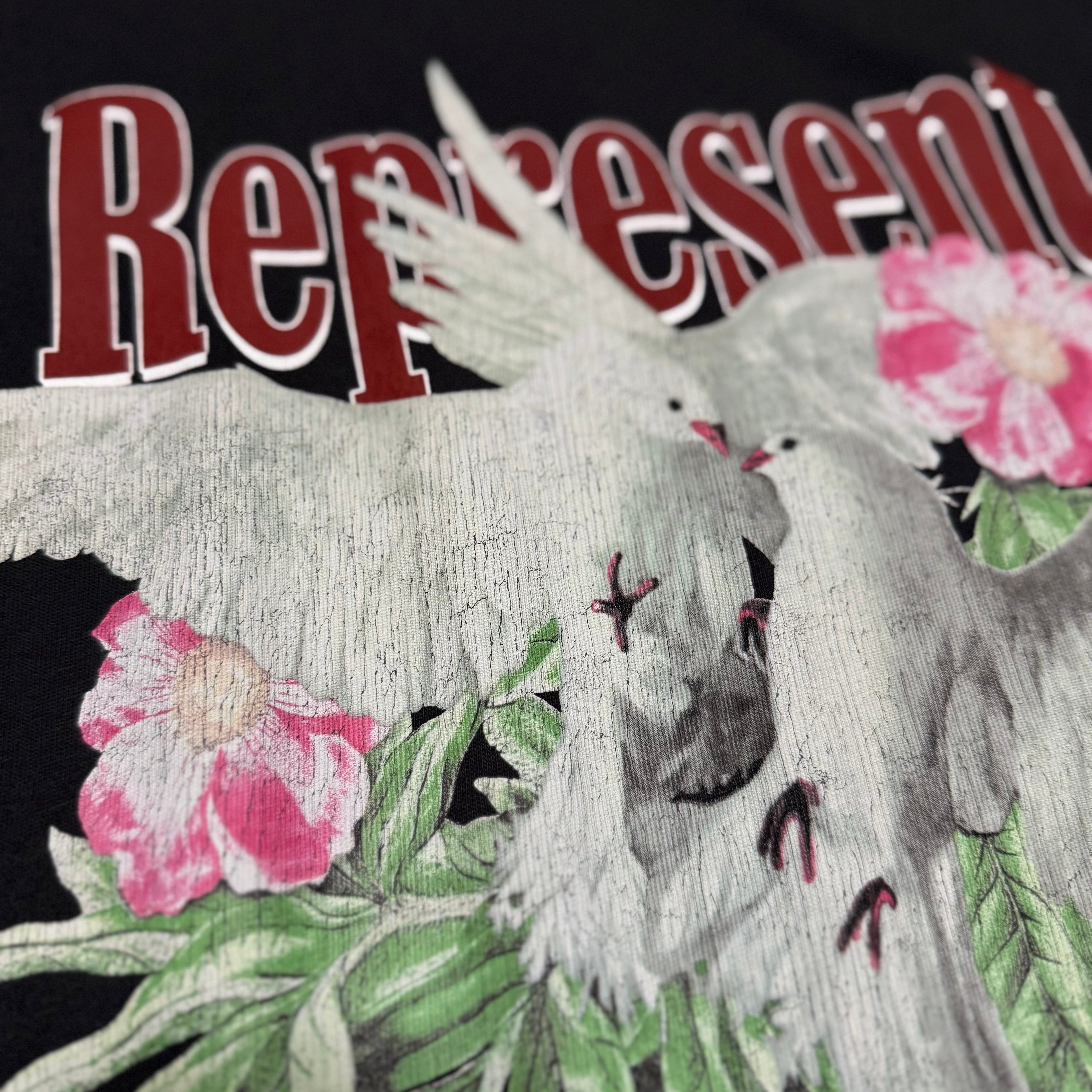 Represent XS Double Distilled Jet Black Tee