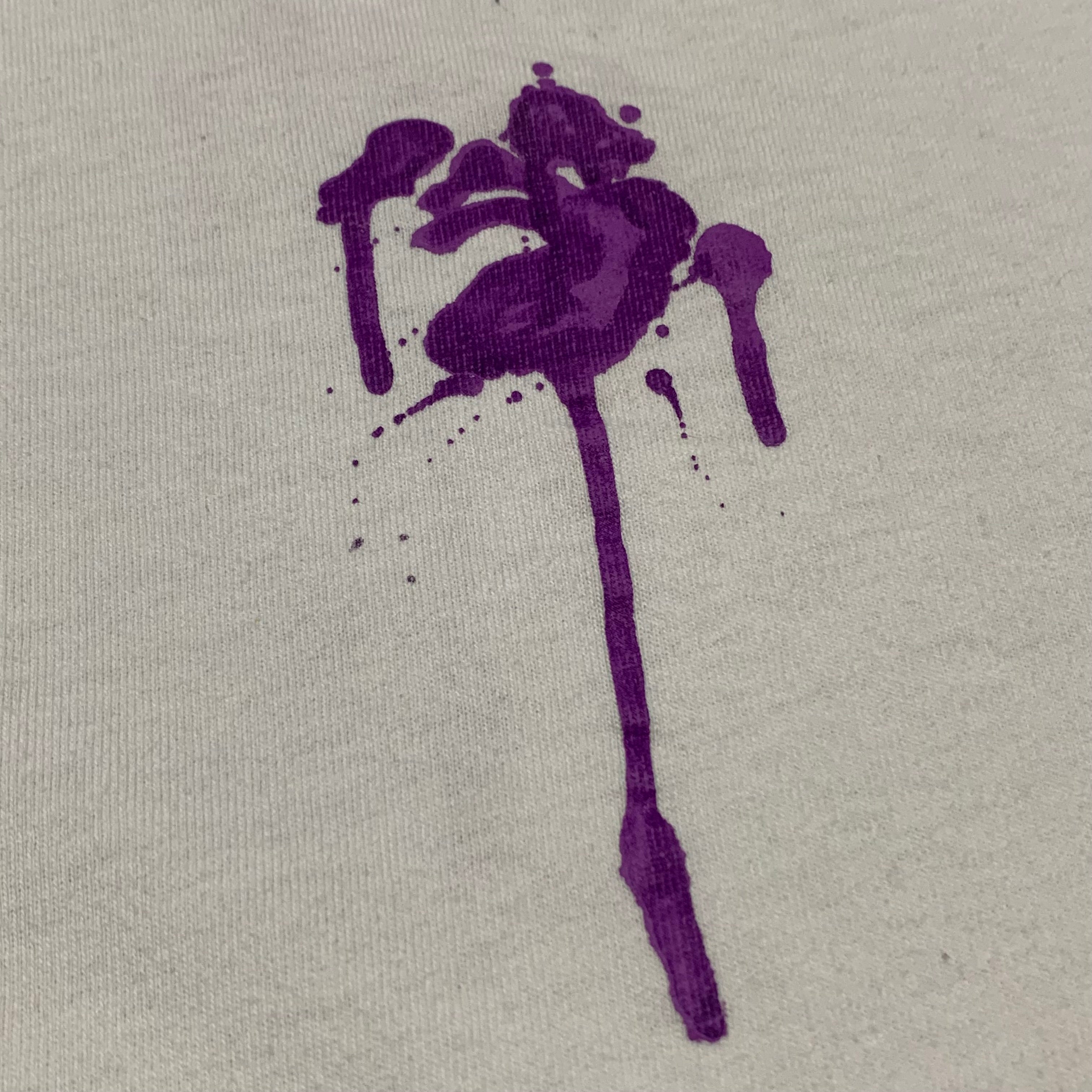 Off White Small Dripped Logo White Tee Virgil Abloh