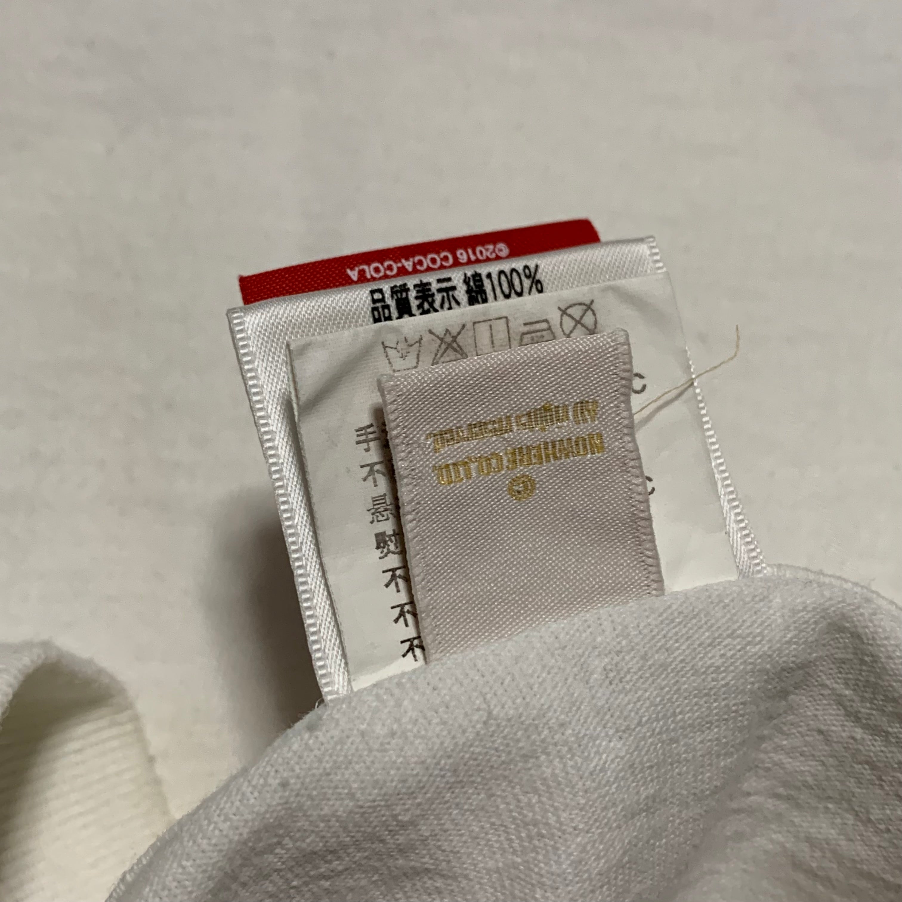 Bape Medium Coca Cola Big Ape Head White Tee 2016