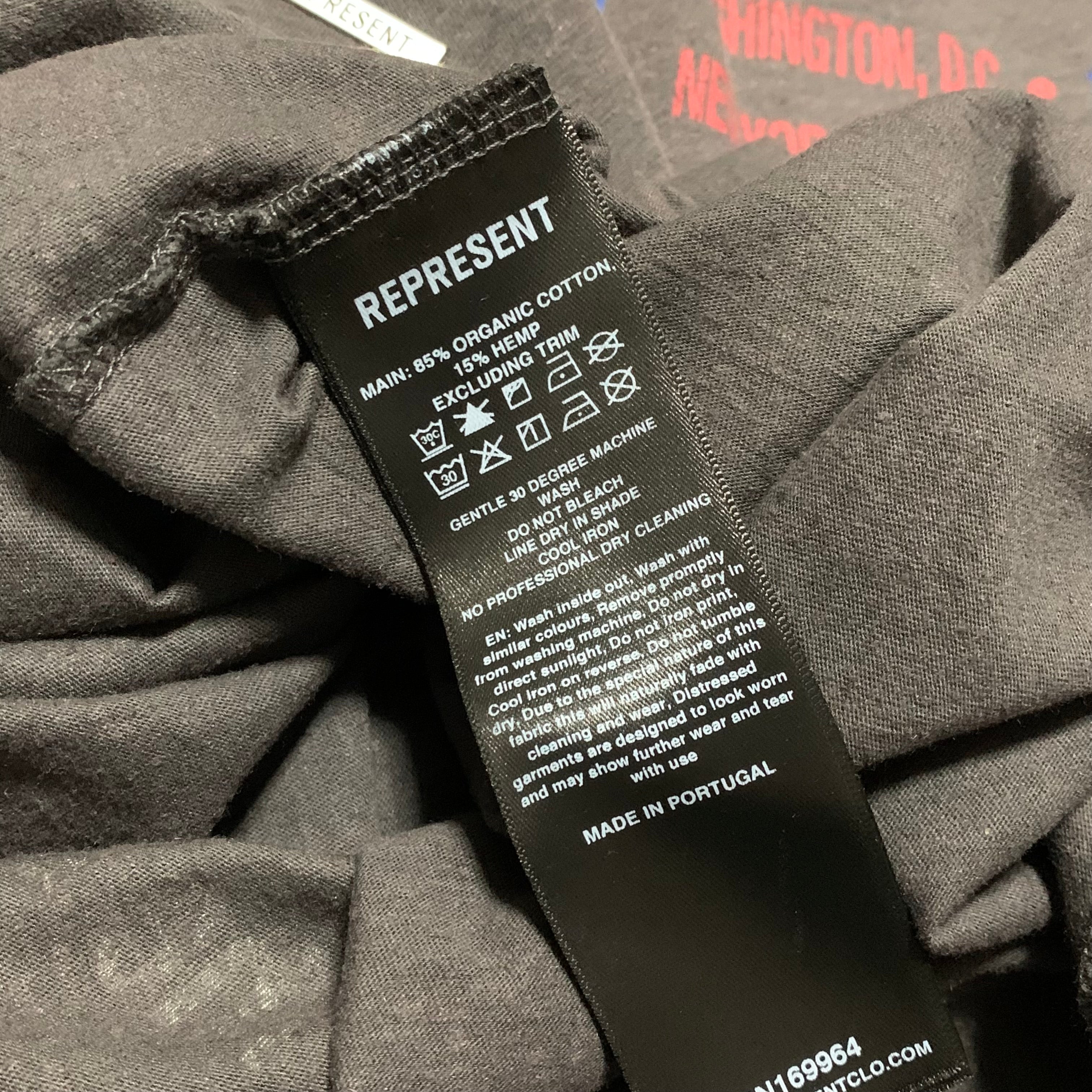 Represent Medium Dream On Tour Sun Fade Grey Tee
