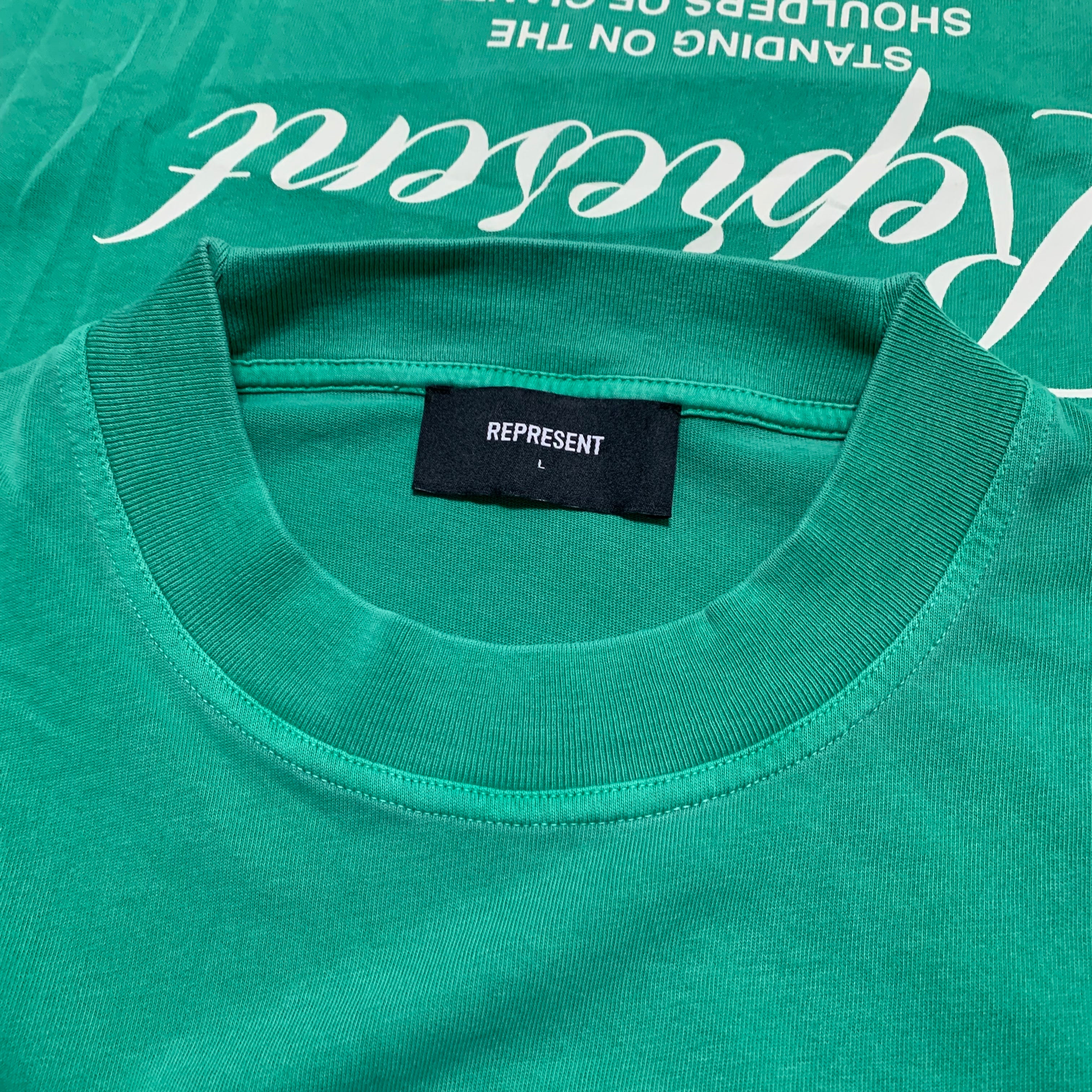 Represent Large Fall From Olympus Island Green Tee