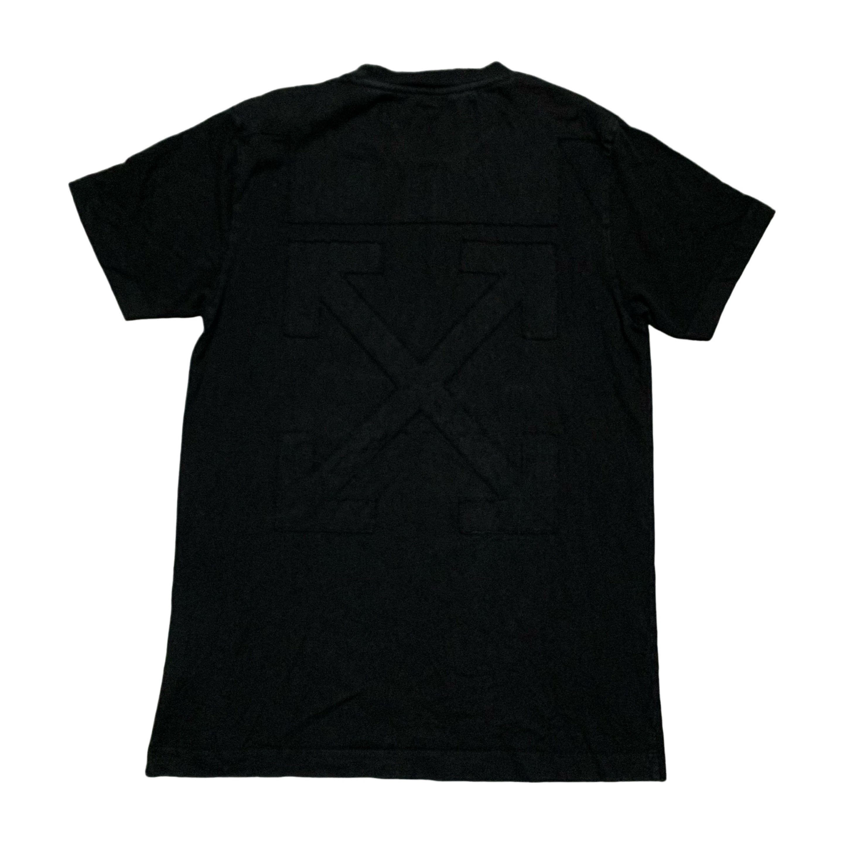 Off White Medium Arrows Graphic Black Tee Virgil Abloh