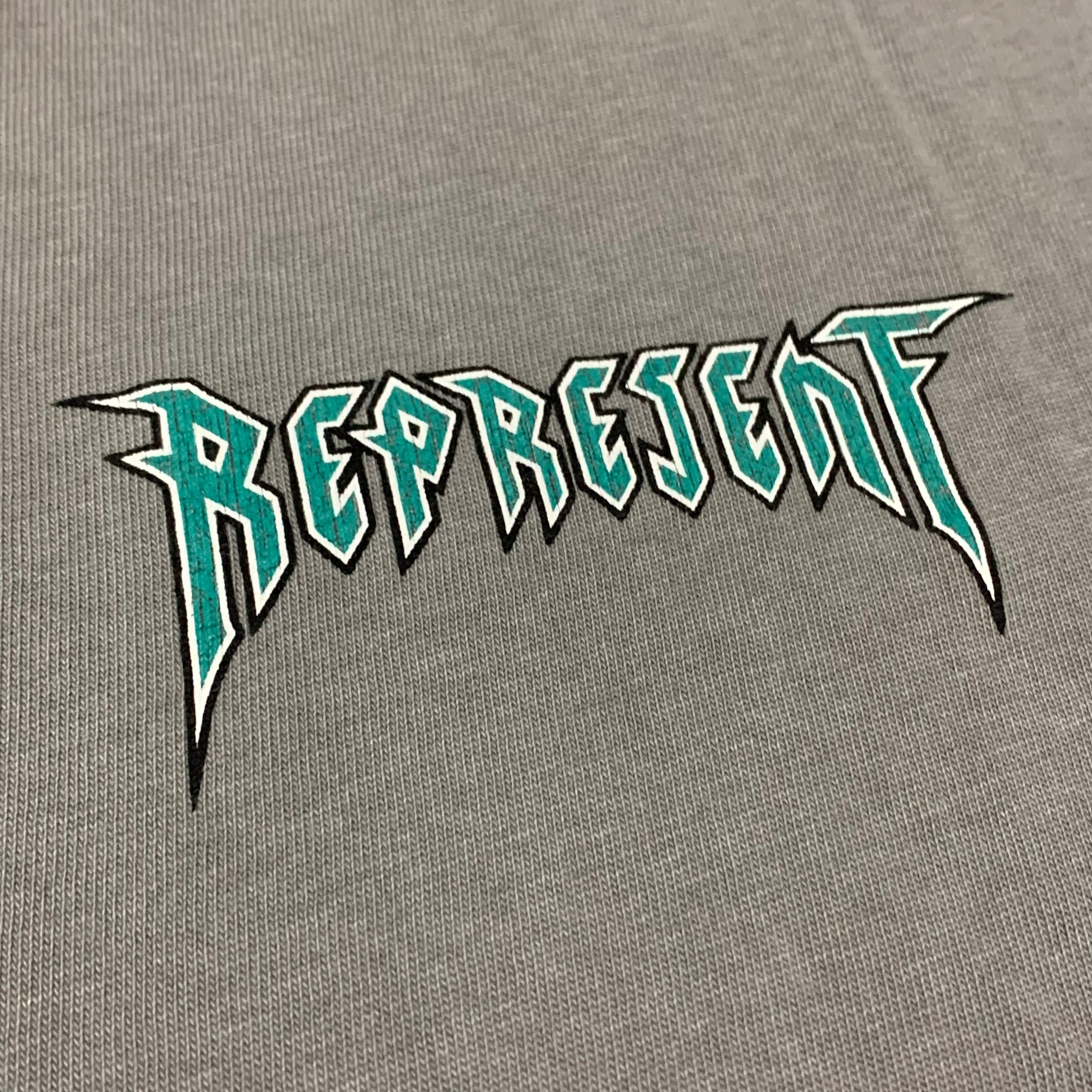 Represent Small Rock Logo Ultimate Grey Tee