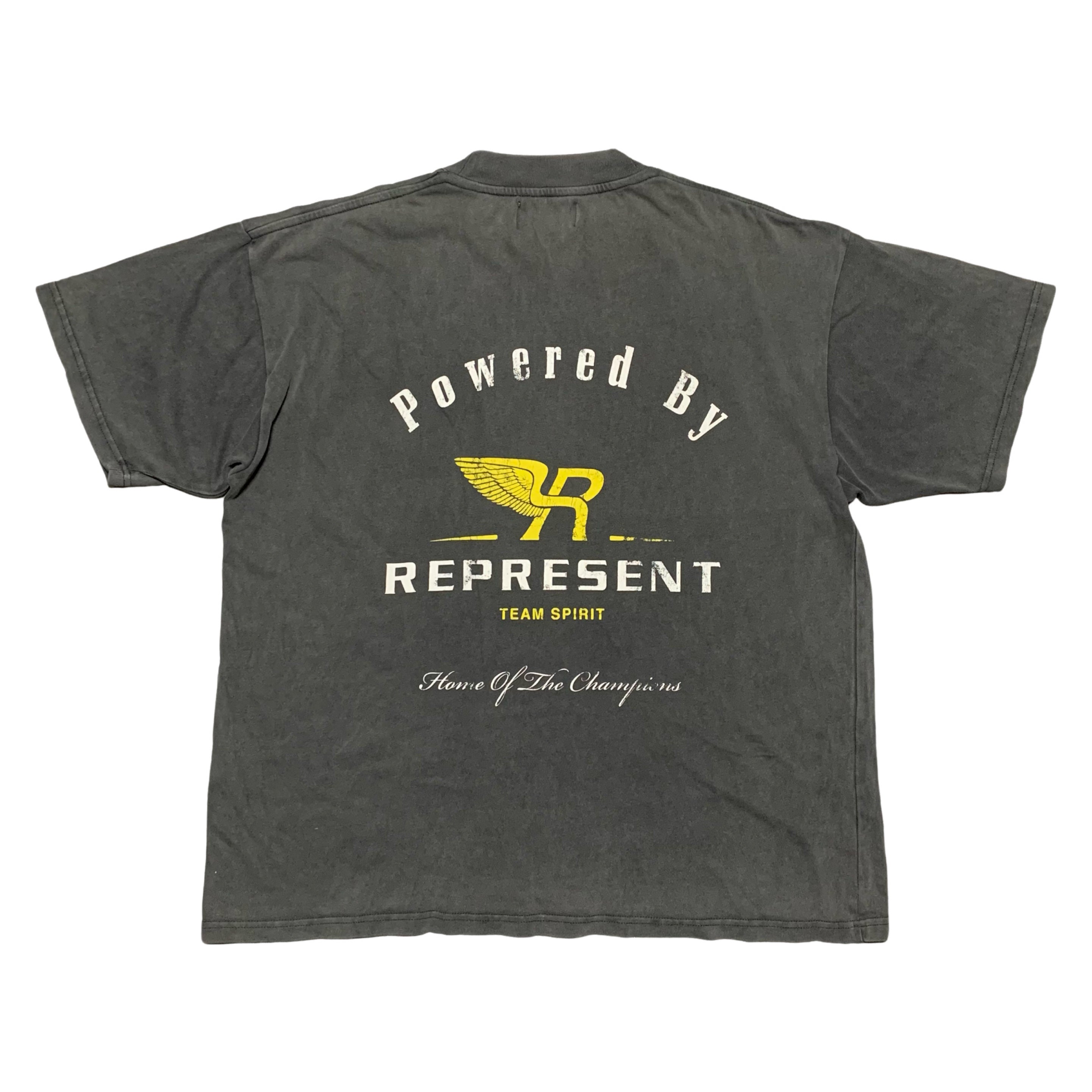 Represent Large Team Spirit Vintage Grey Tee