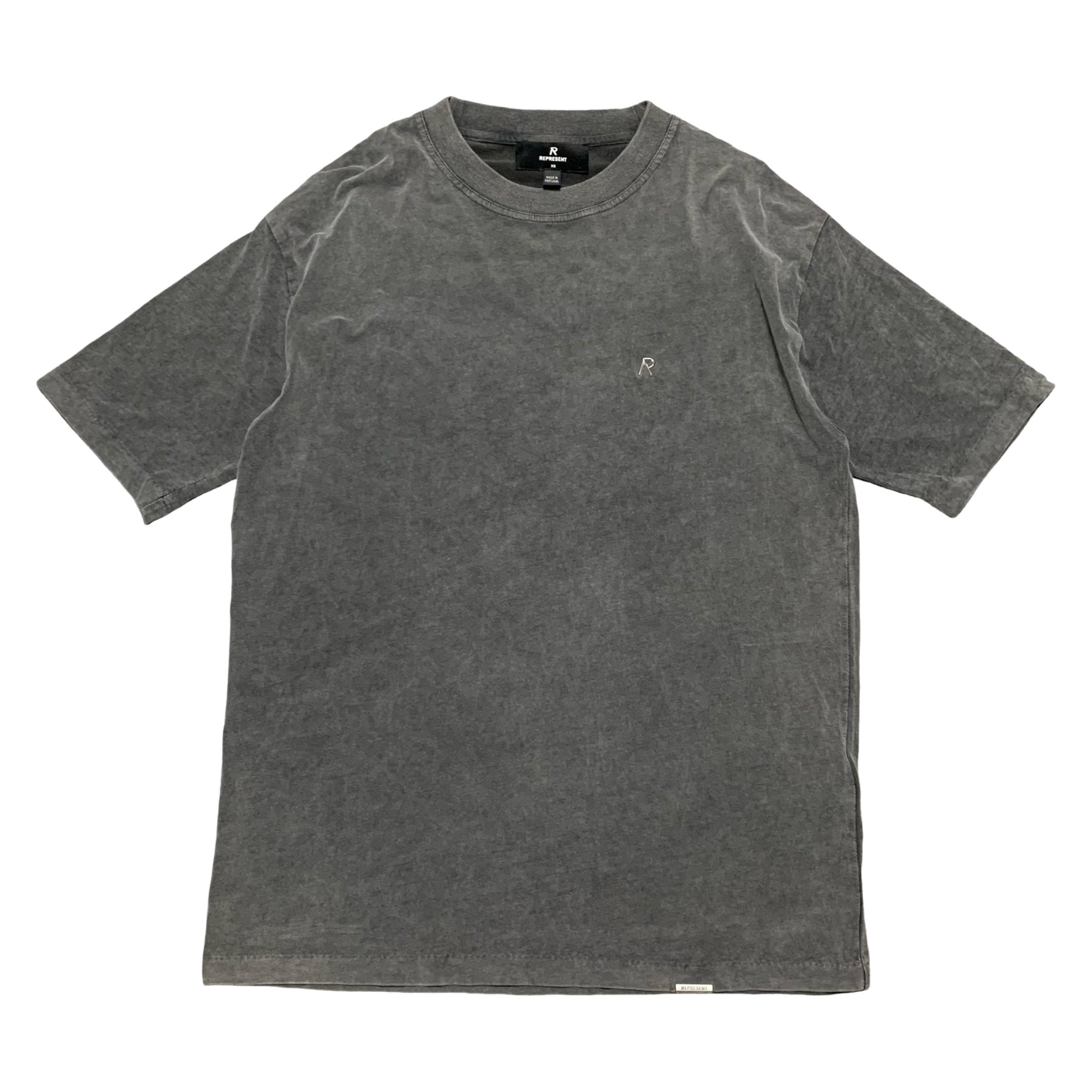 Represent XS Metal Initial R Vintage Grey Tee