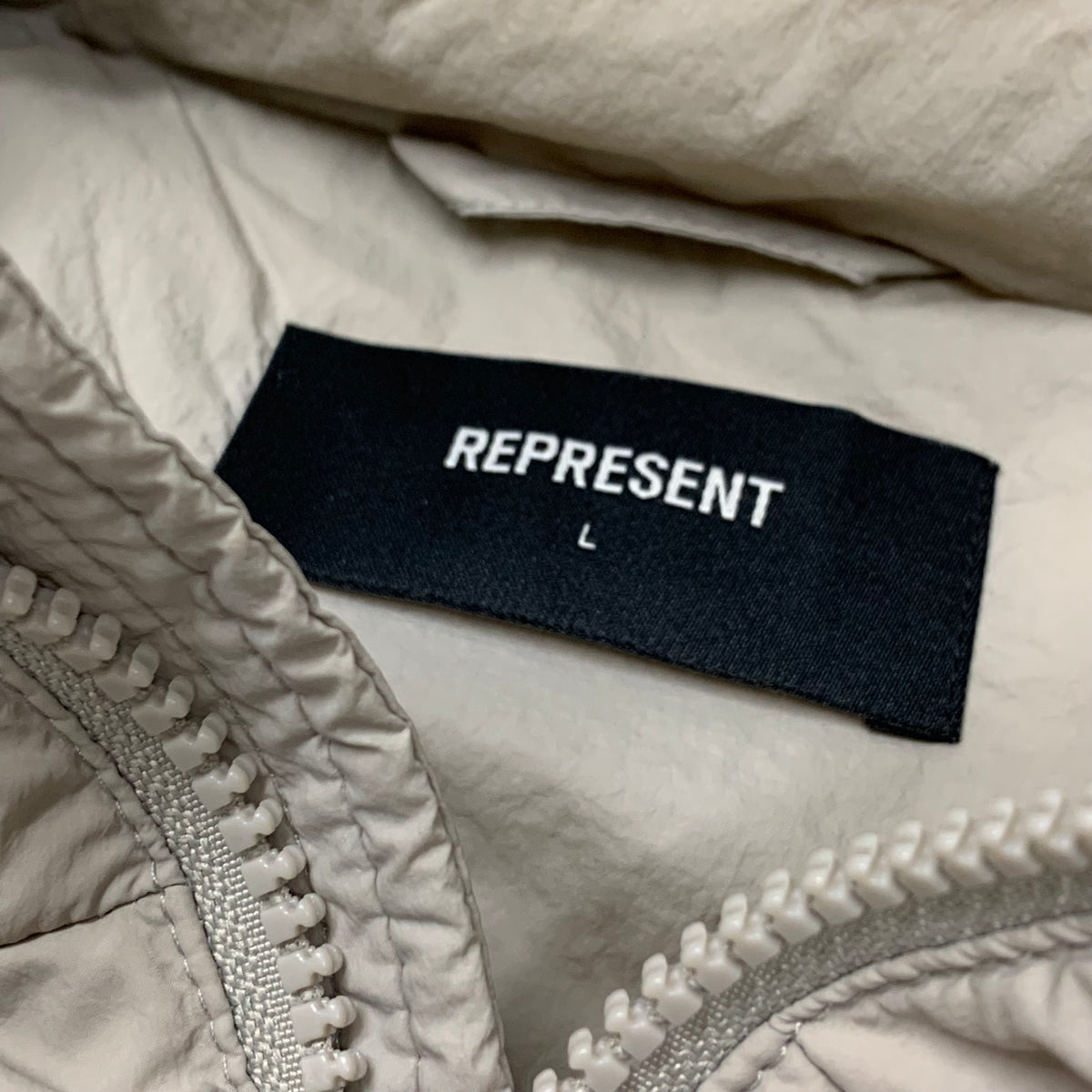 Represent Large Jacket Puffer Vest Grey Slate Gilet