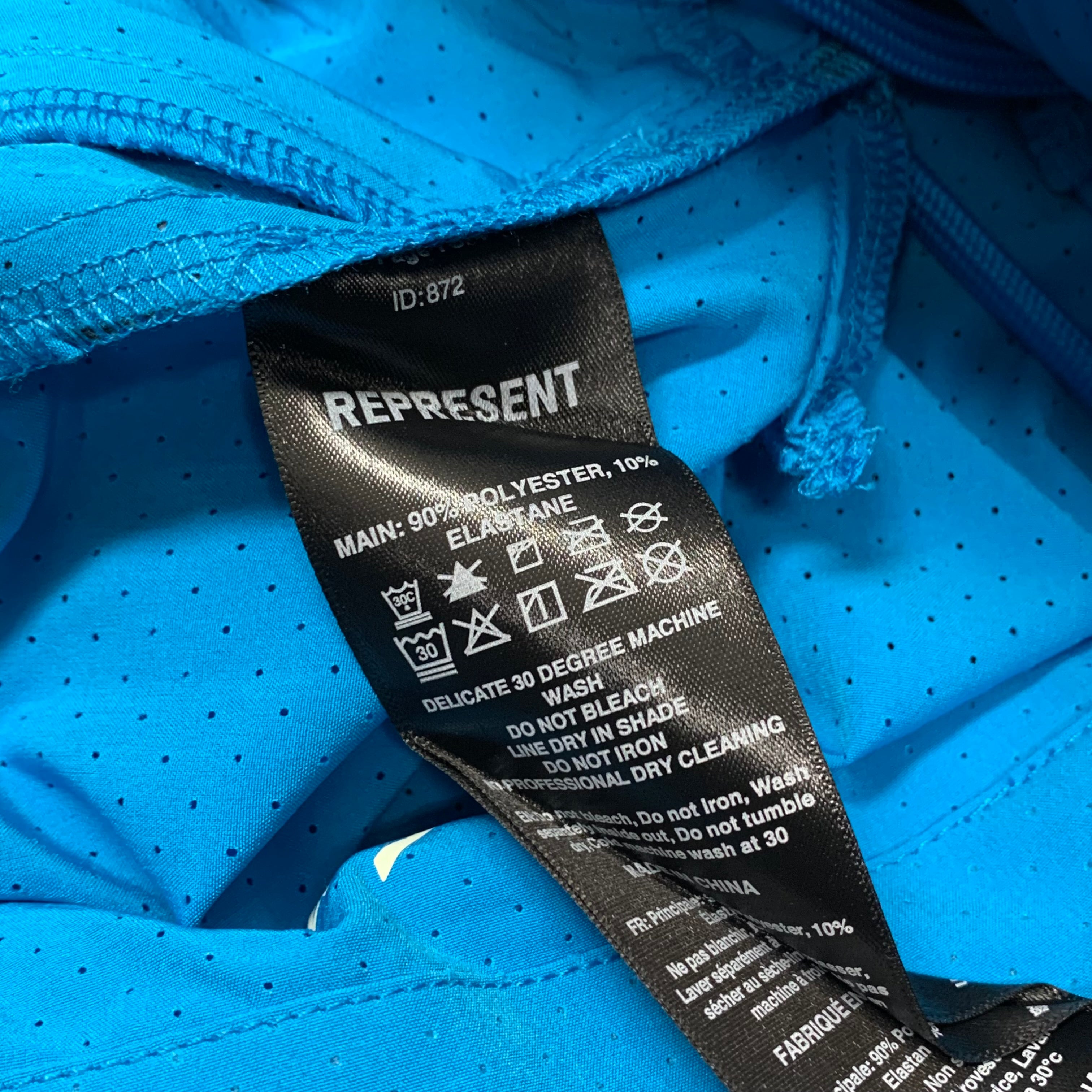 Represent Small Shorts 247 Fused Electric Blue Shorts