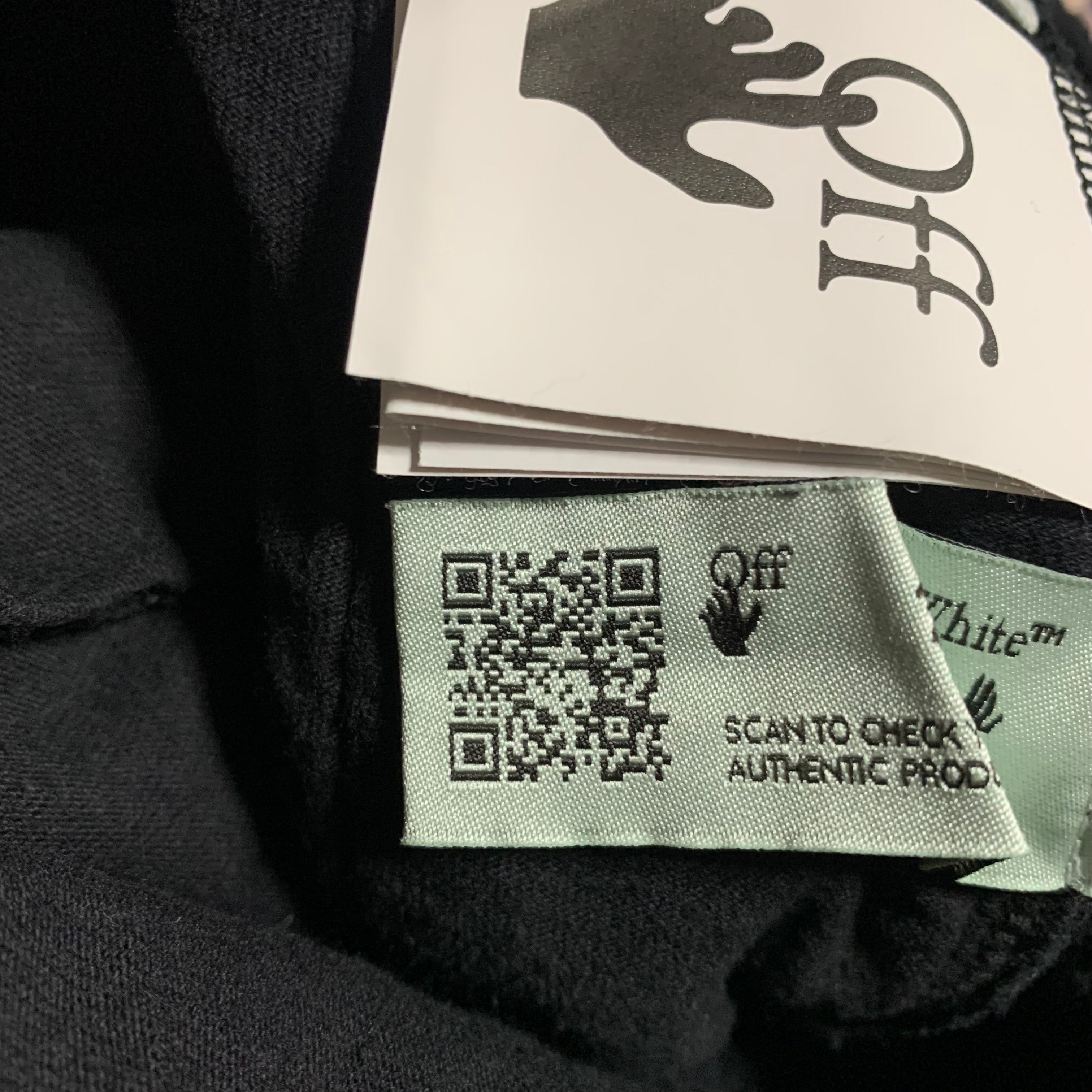 Off White XL Shorts Caravaggio Arrows Black Bottoms Virgil Abloh