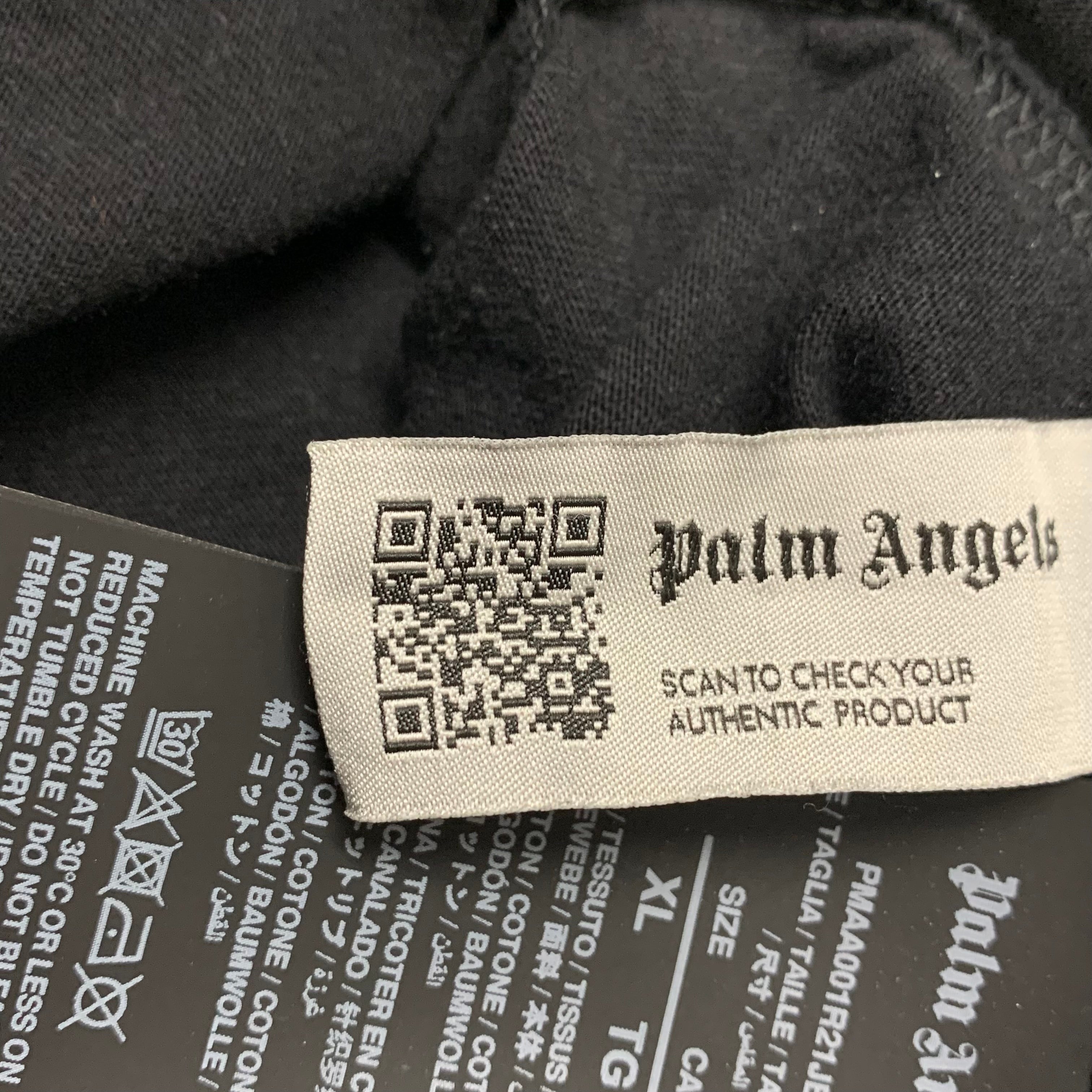 Palm Angels XL Tee Teddy Bear Classic Black T-Shirt