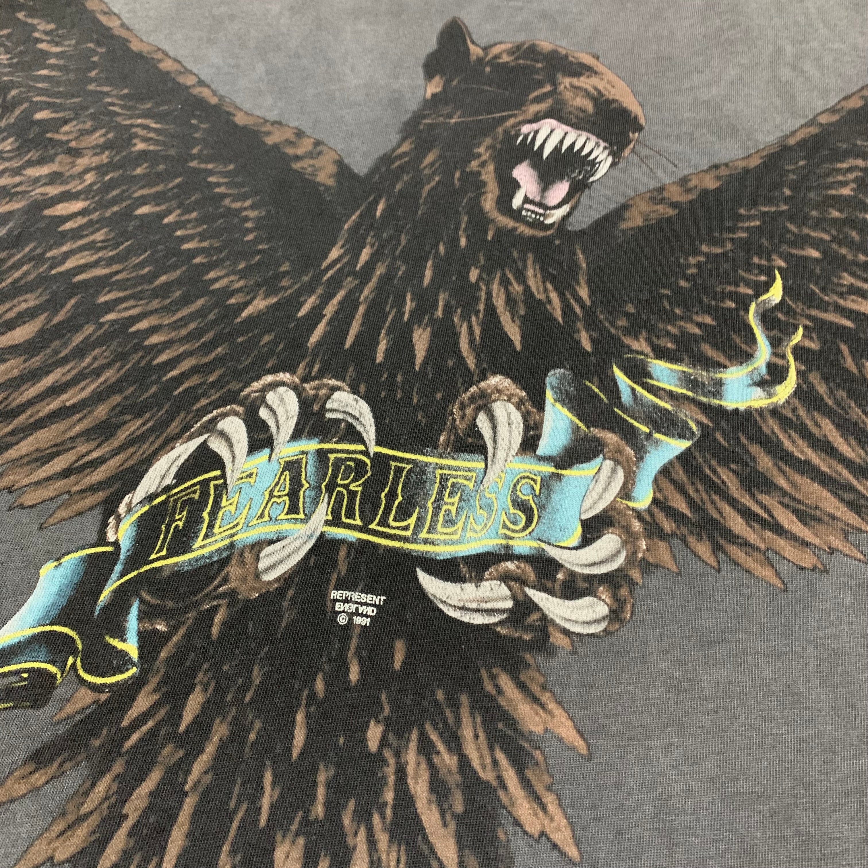 Represent Medium Terrier Eagle Vintage Grey Tee