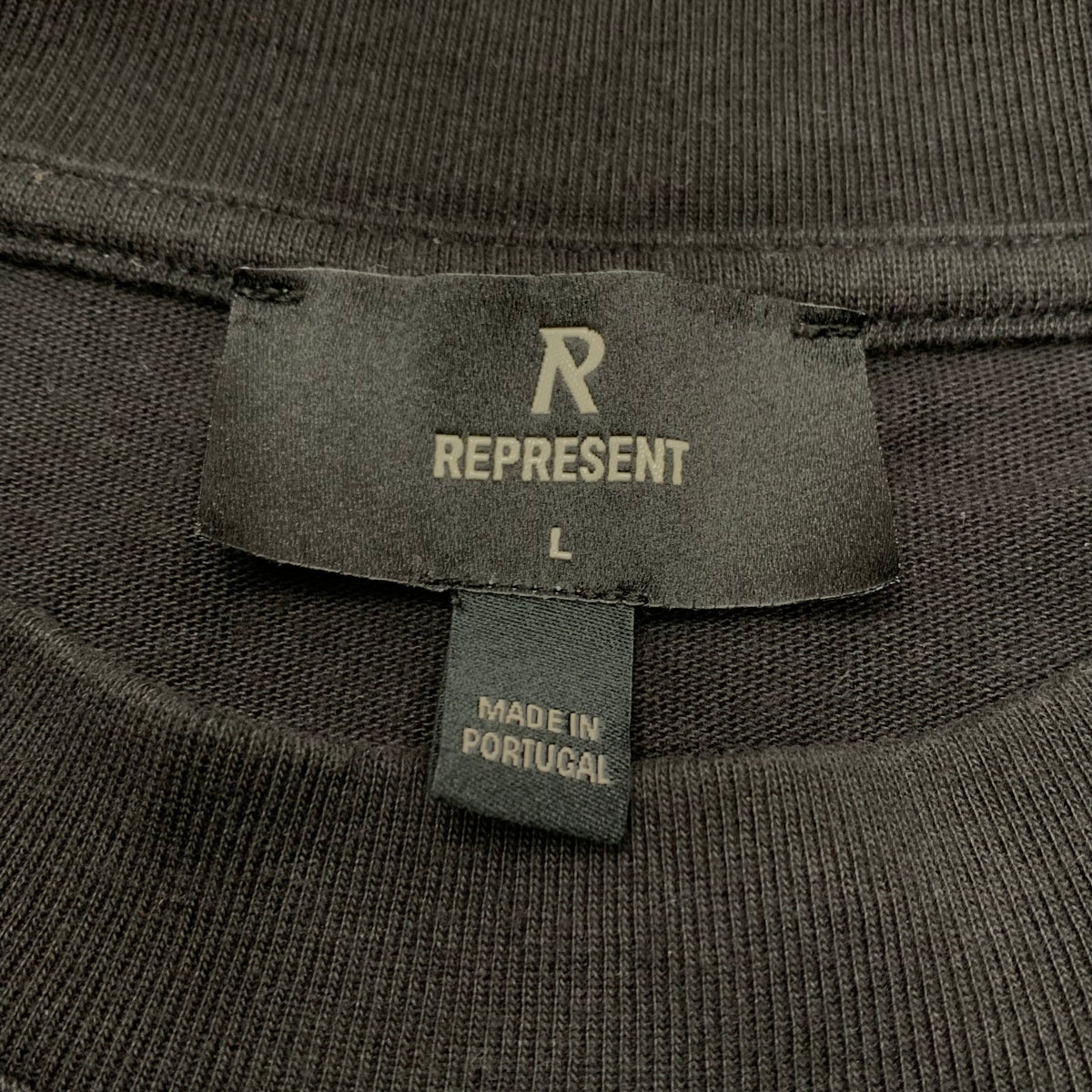 Represent Large Tee Premium Black T-Shirt
