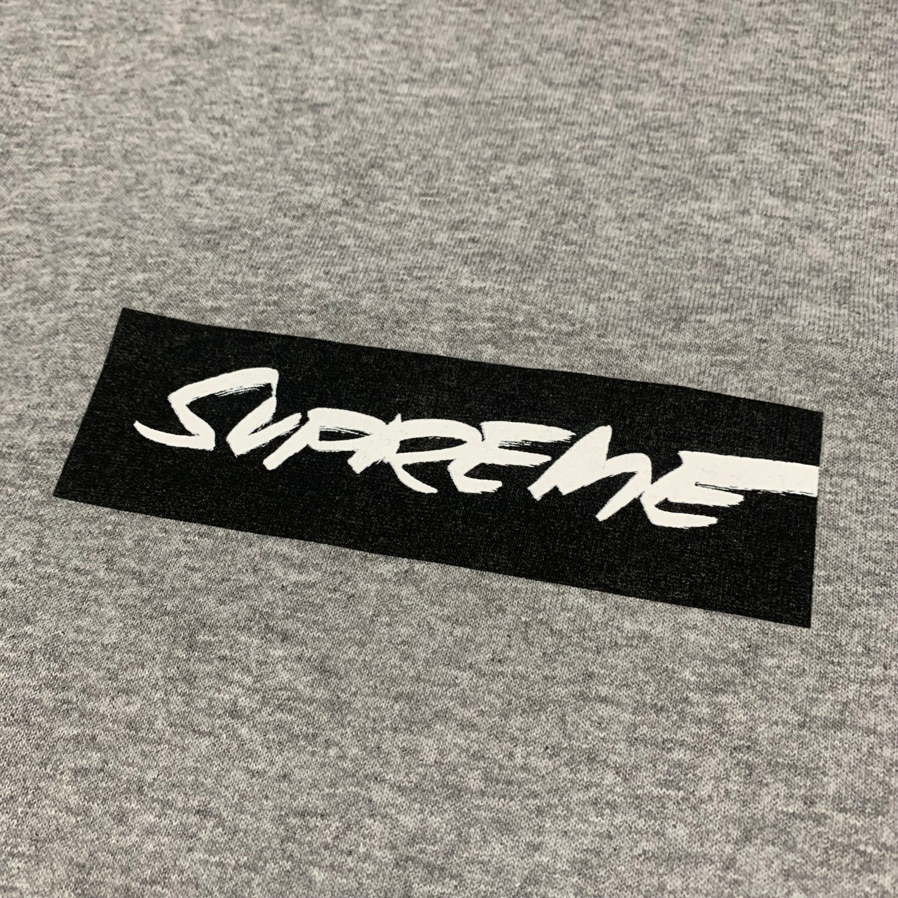 Supreme Large Futura Box Logo Grey Tee 2024