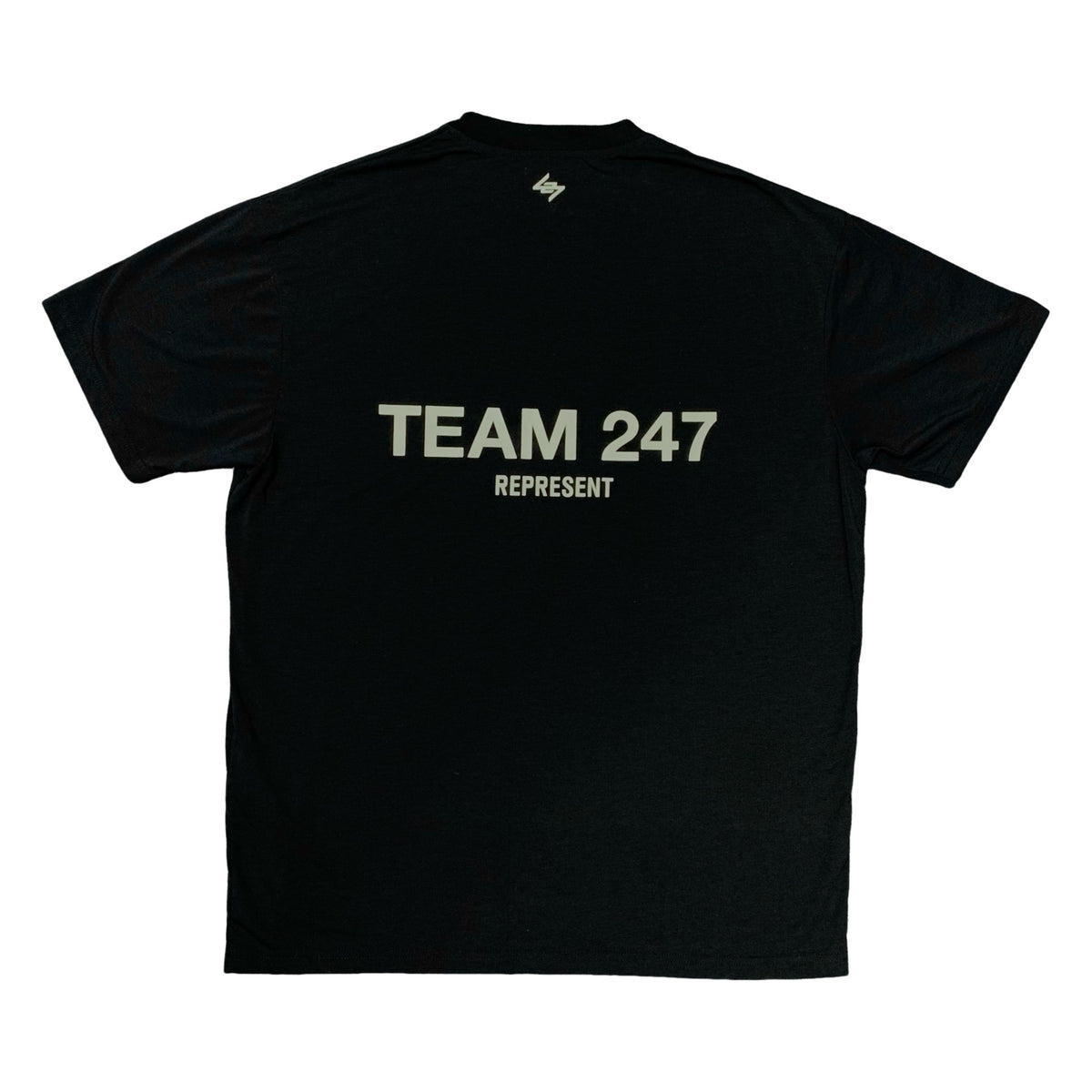 Represent Small Tee Team 247 Black Gym Top T-Shirt