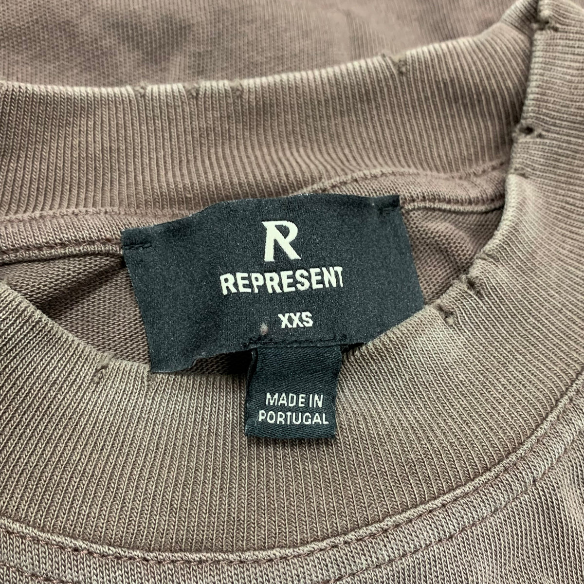 Represent XXS Tee Legacy Crest Nero Brown T-Shirt