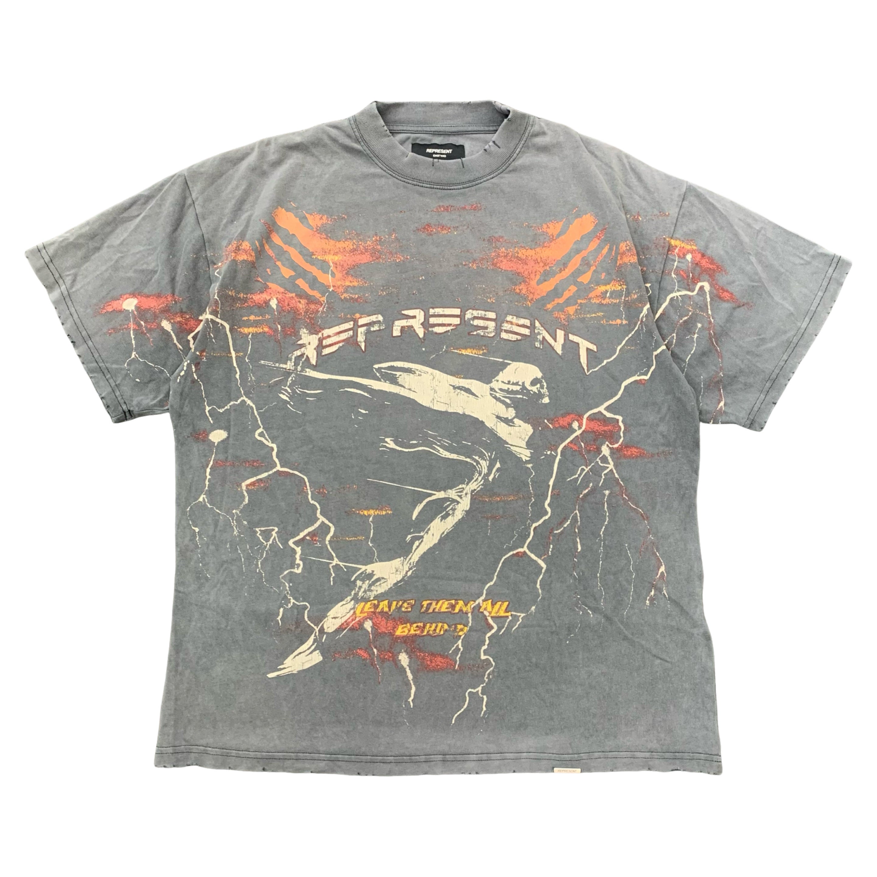 Represent Medium Tee Spirit Angel Vintage Grey T-Shirt