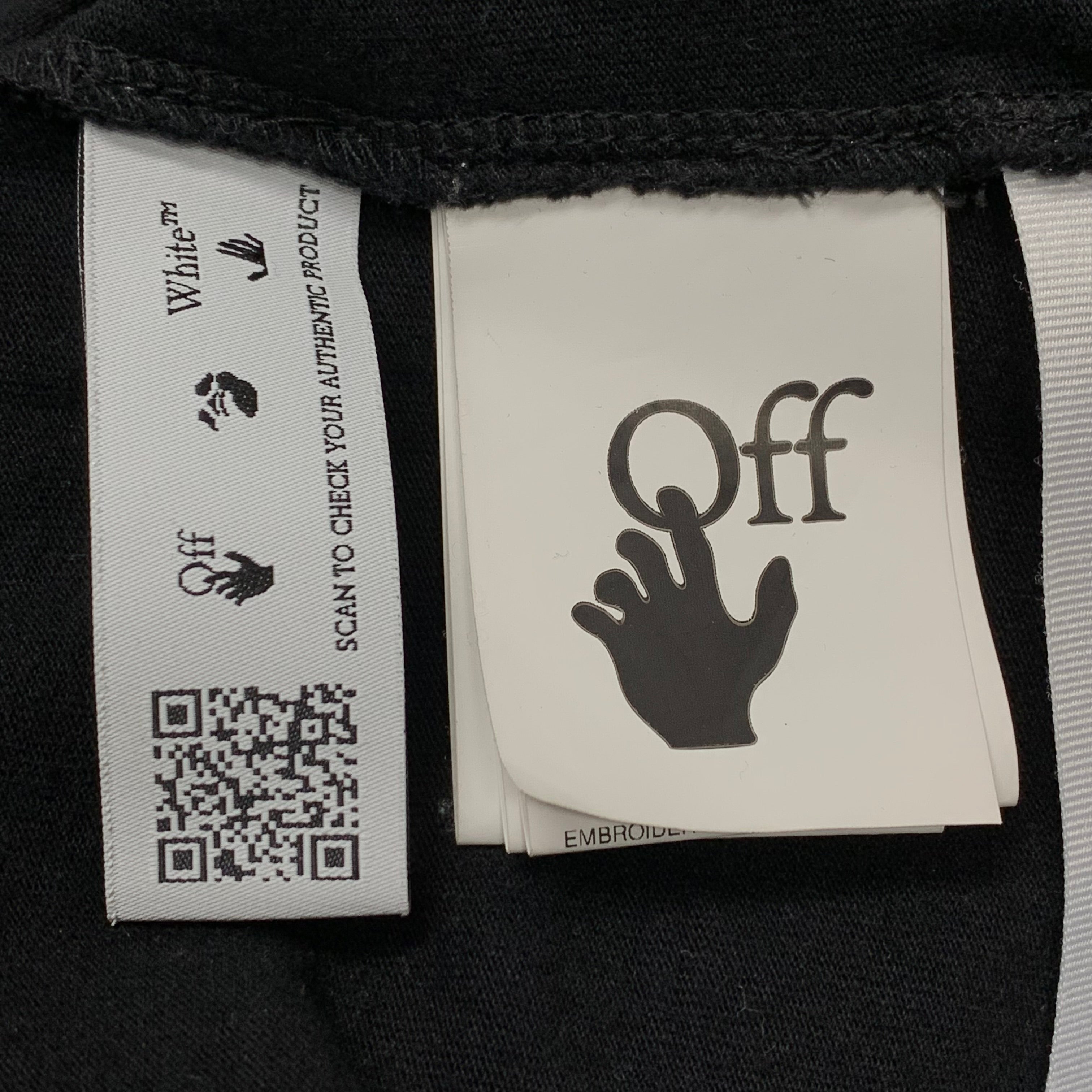 Off White Medium Tee Alien Arrows Black T-Shirt Virgil Abloh