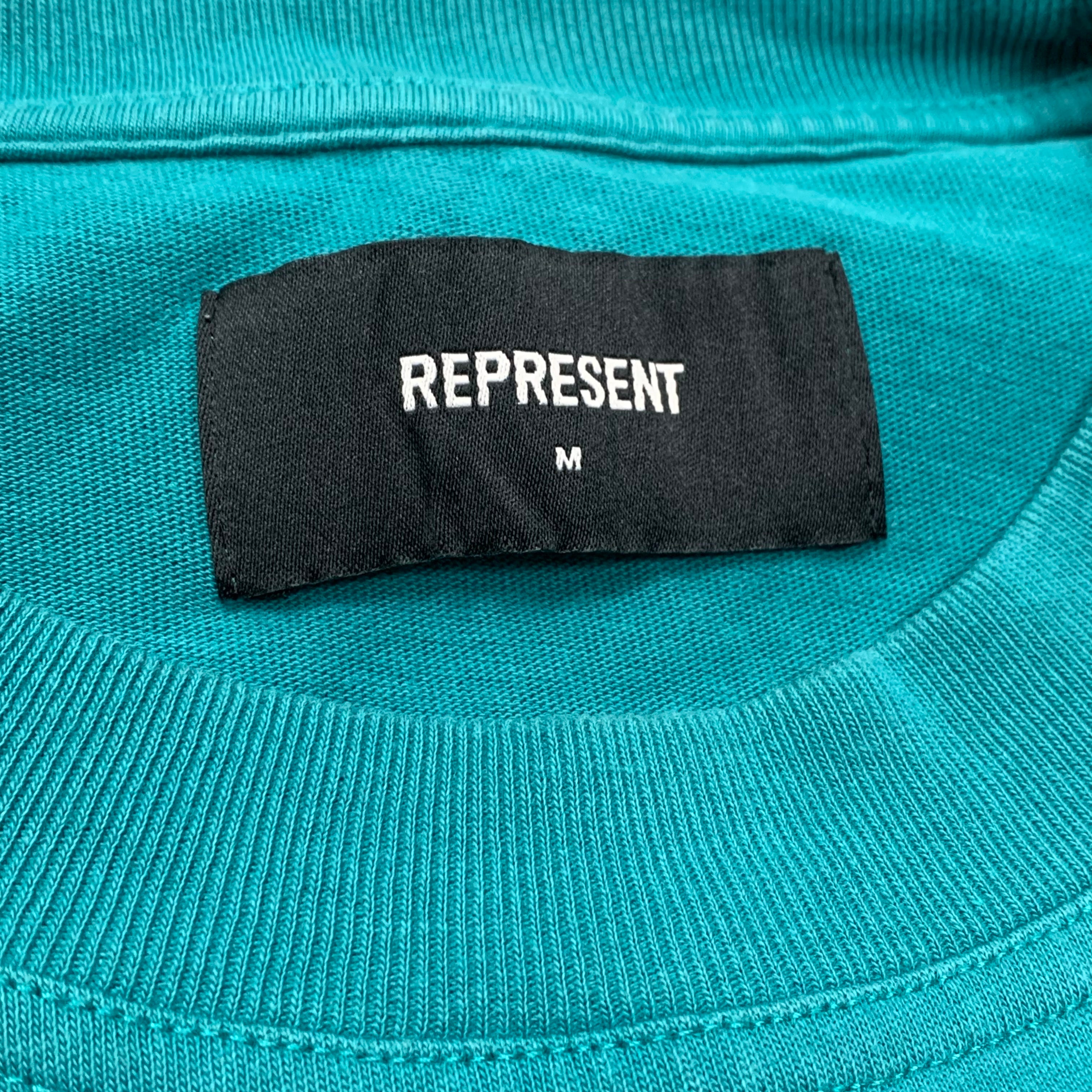 Represent Medium Tee Owners Club Teal T-Shirt