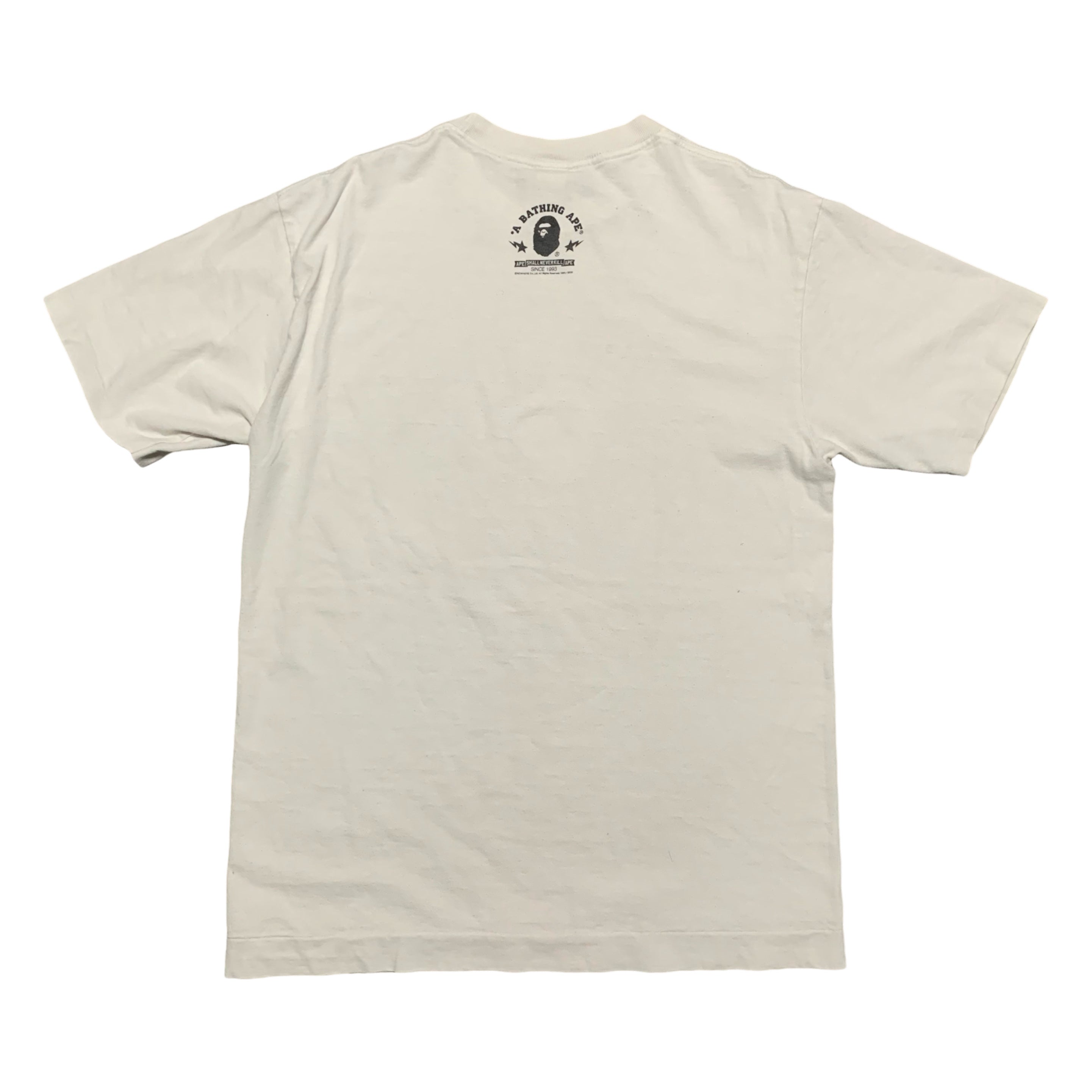 Bape Medium Busy Works Graphic White Tee A Bathing Ape 2009