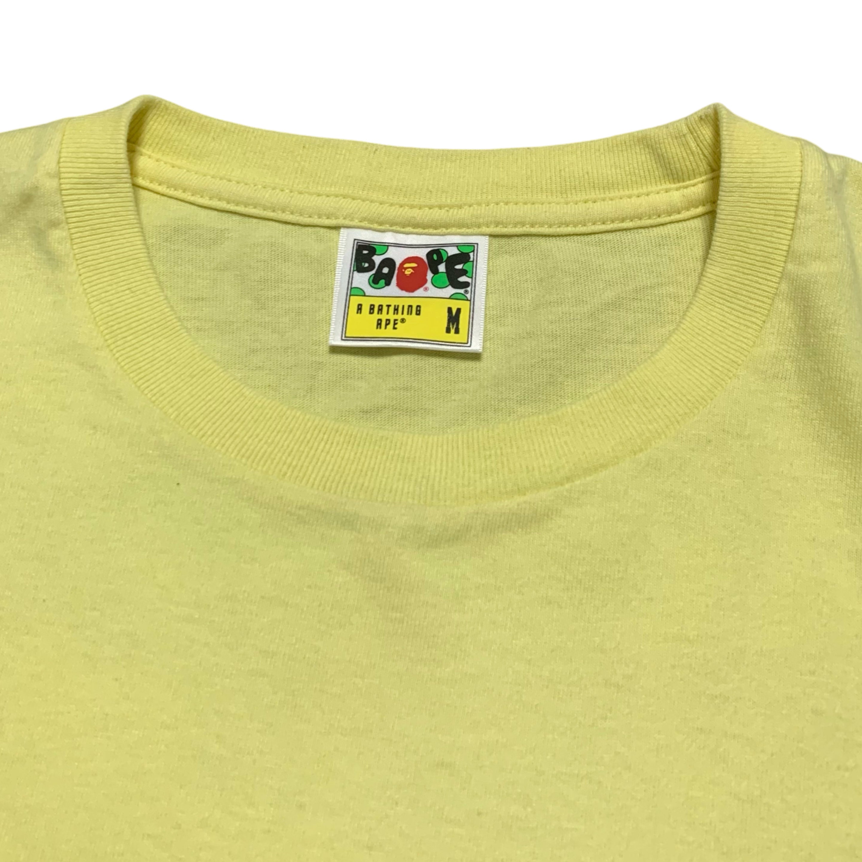 Bape Medium Yellow A Bathing Ape Tee