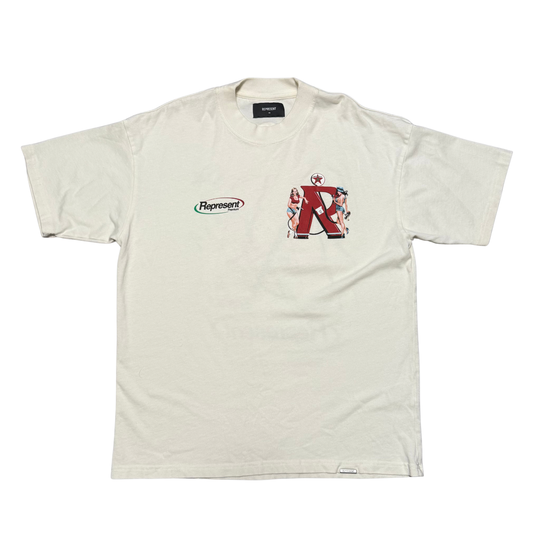 Represent XS Premium Flat White Tee