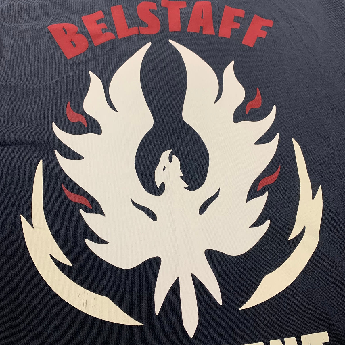 Represent Medium Tee Belstaff Flame Phoenix Black T-Shirt