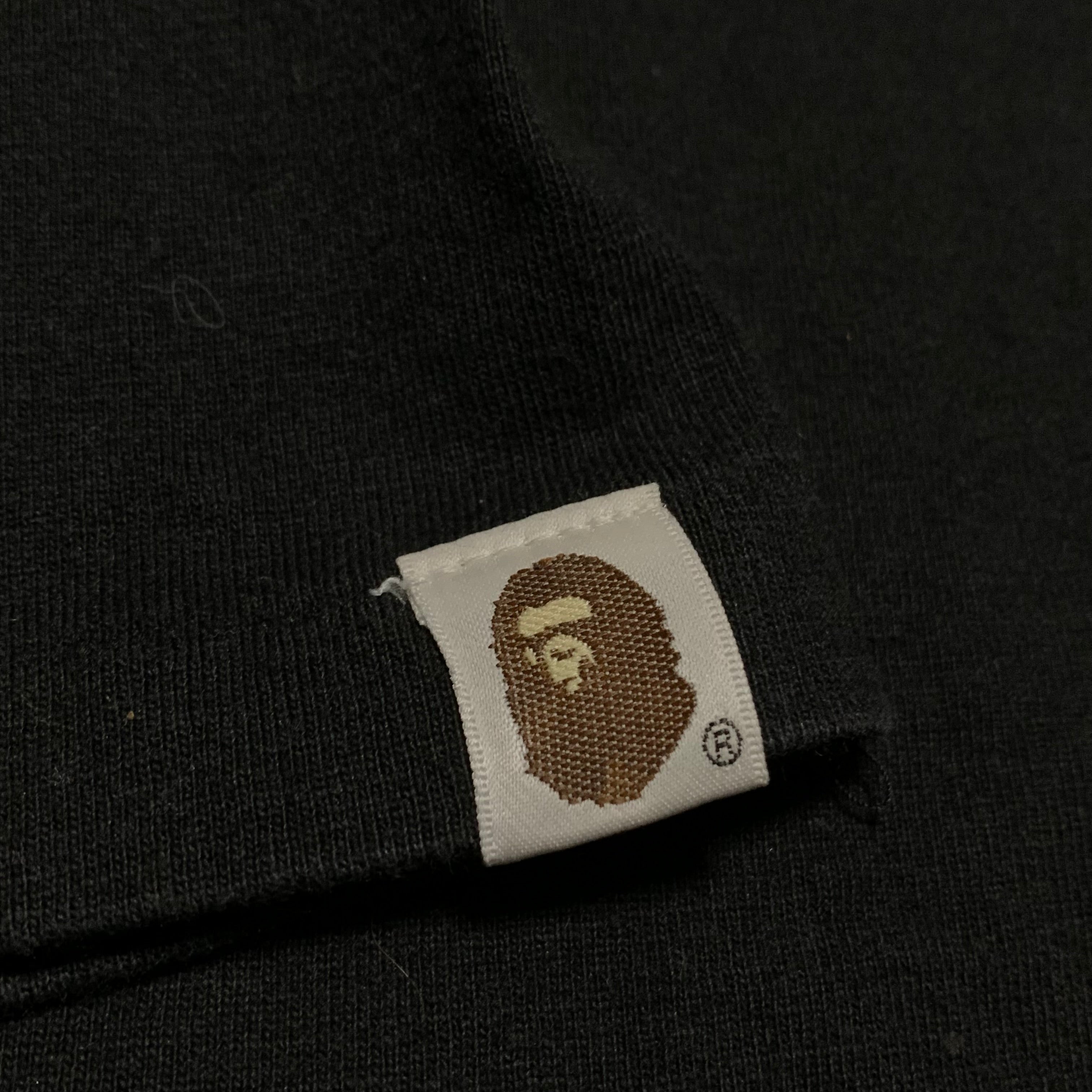 Bape Large Graphic Black Tee A Bathing Ape