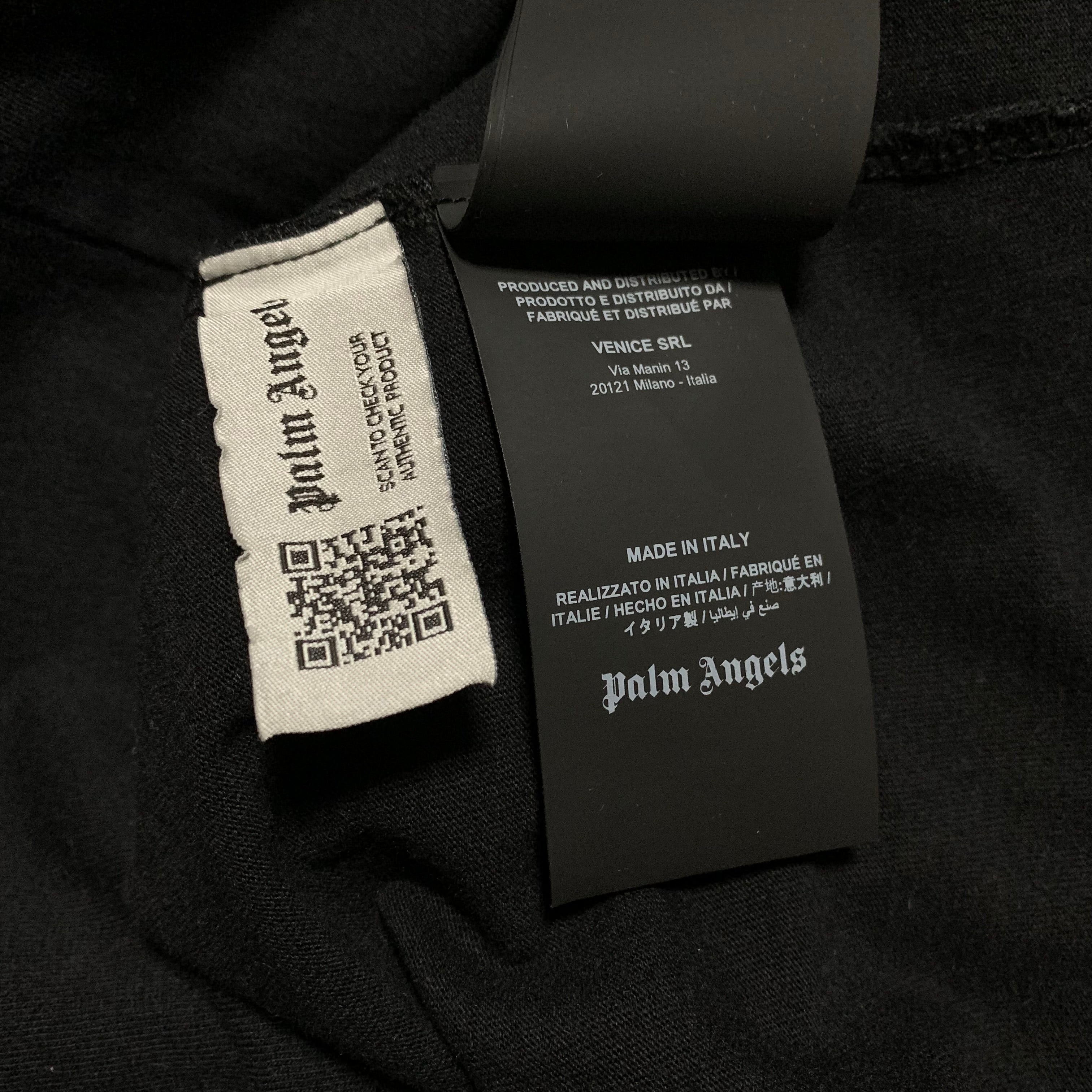 Palm Angels Small Ice Kill The Teddy Bear Black Tee