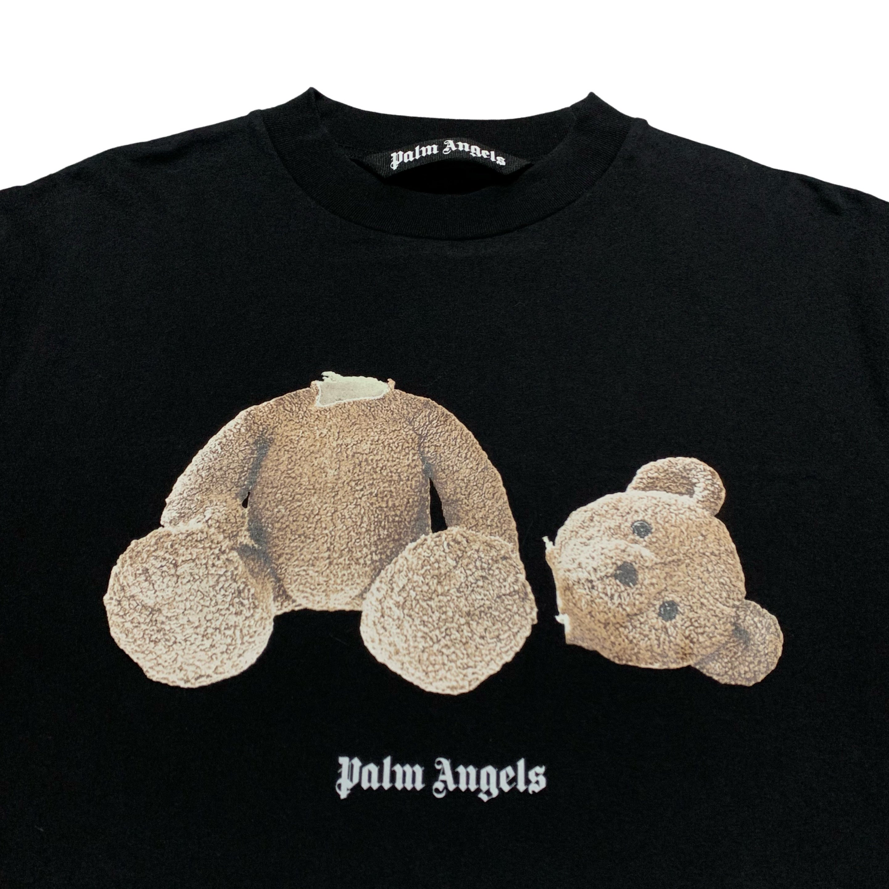 Palm Angels Small Kill The Bear Black Tee